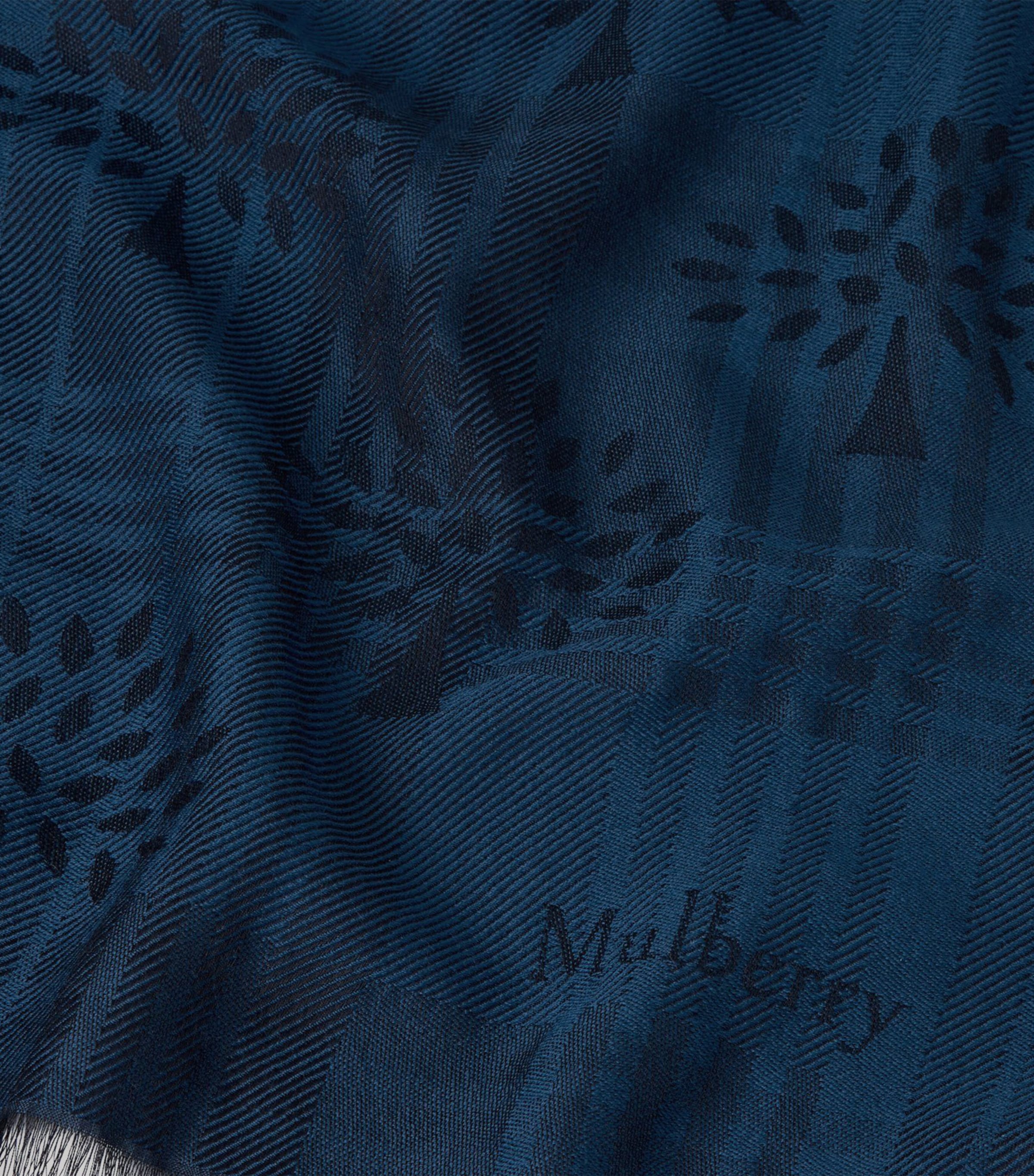 Wool-Silk Tree Scarf NIGHT SKY Image 3