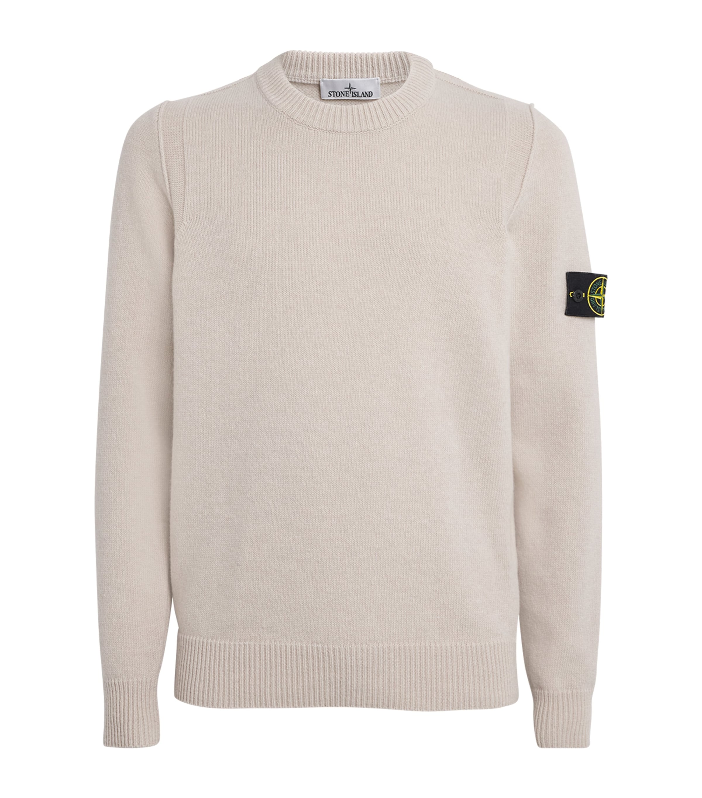 Stone Island Lambswool-blend Sweater In Neutral