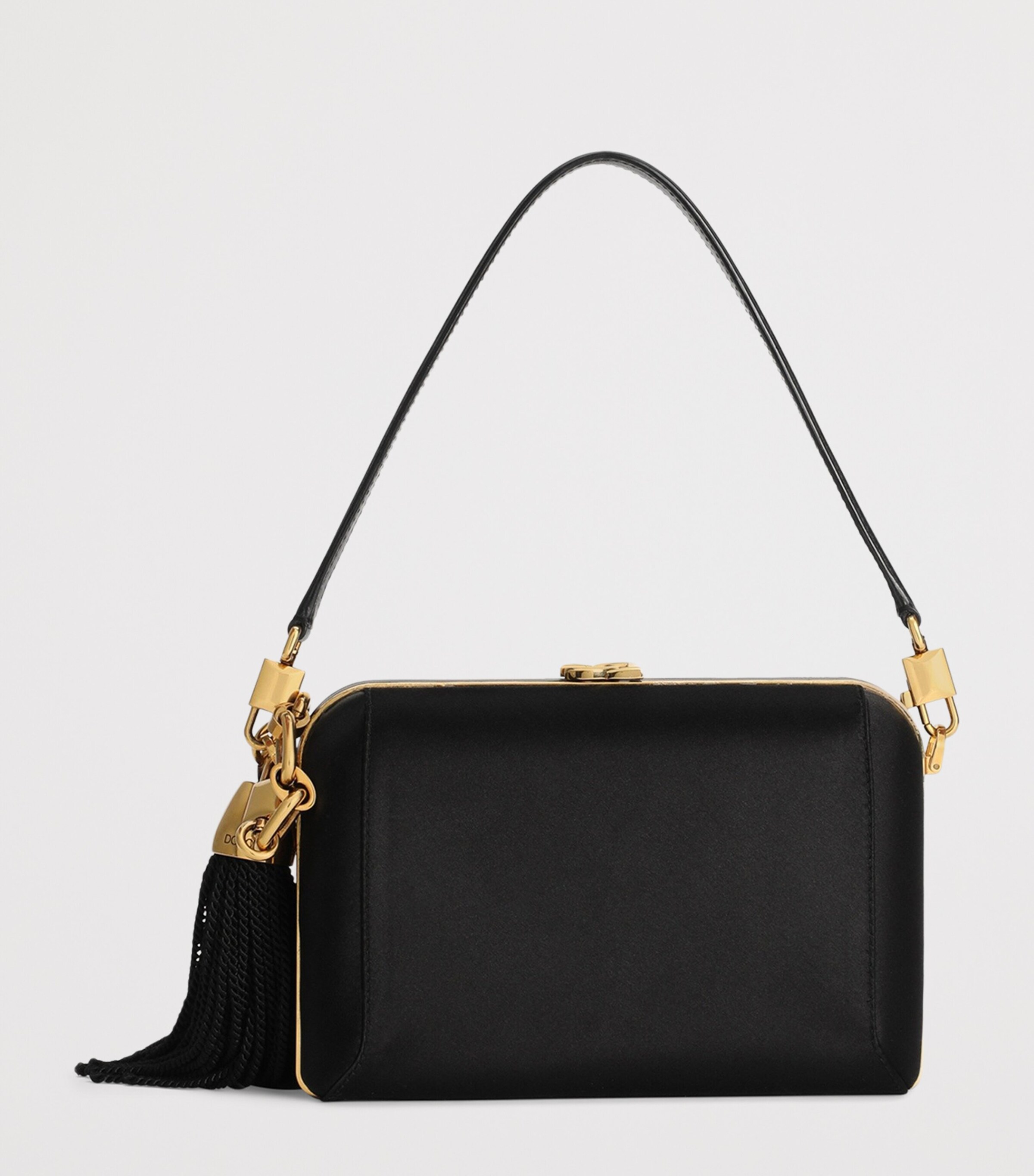 Dolce&Gabbana Do Not Disturb Top-Handle Bag Black/gol Image 9