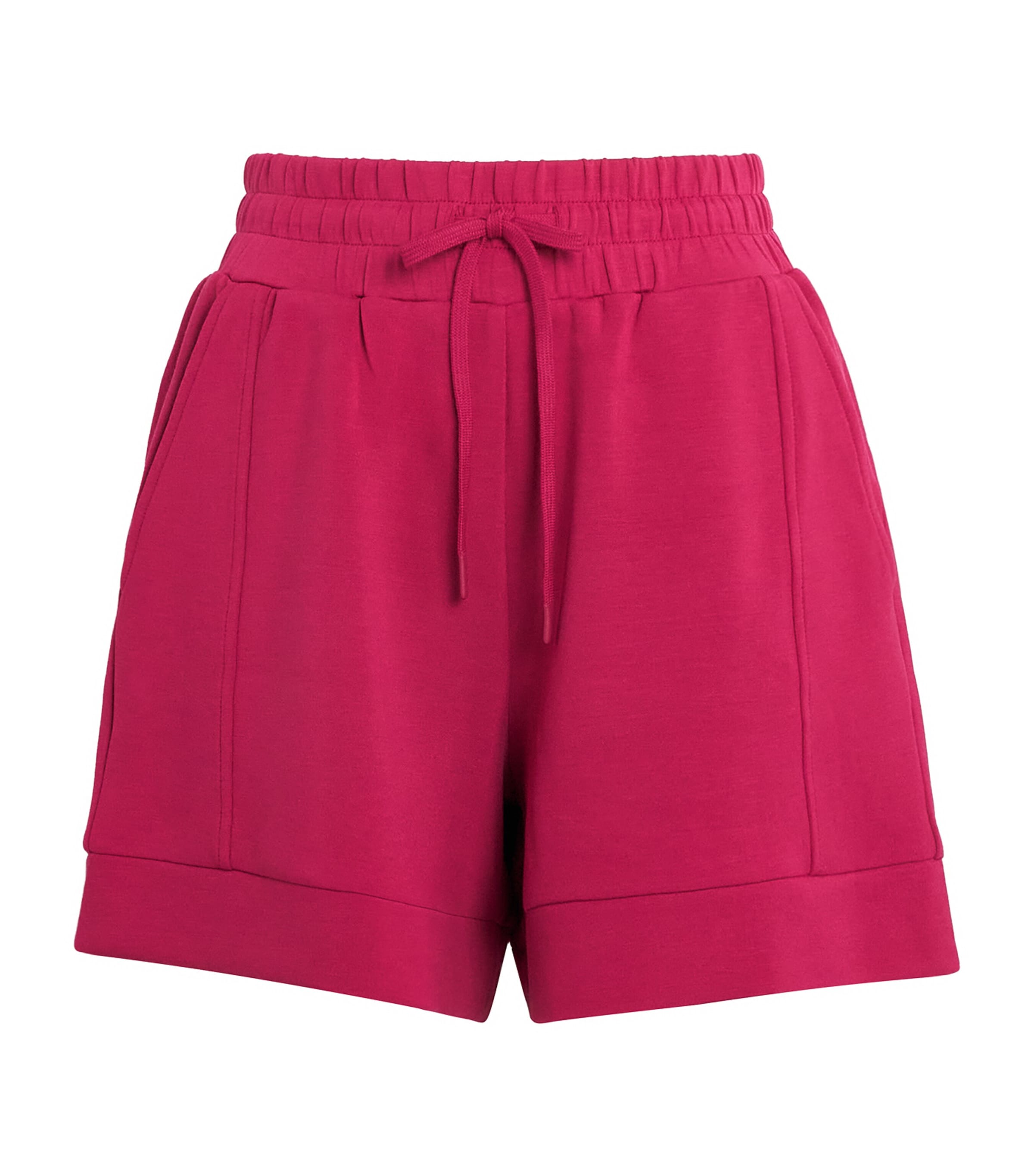 Varley Womens Atrium High-Rise Shorts Rich Raspberry Image 1