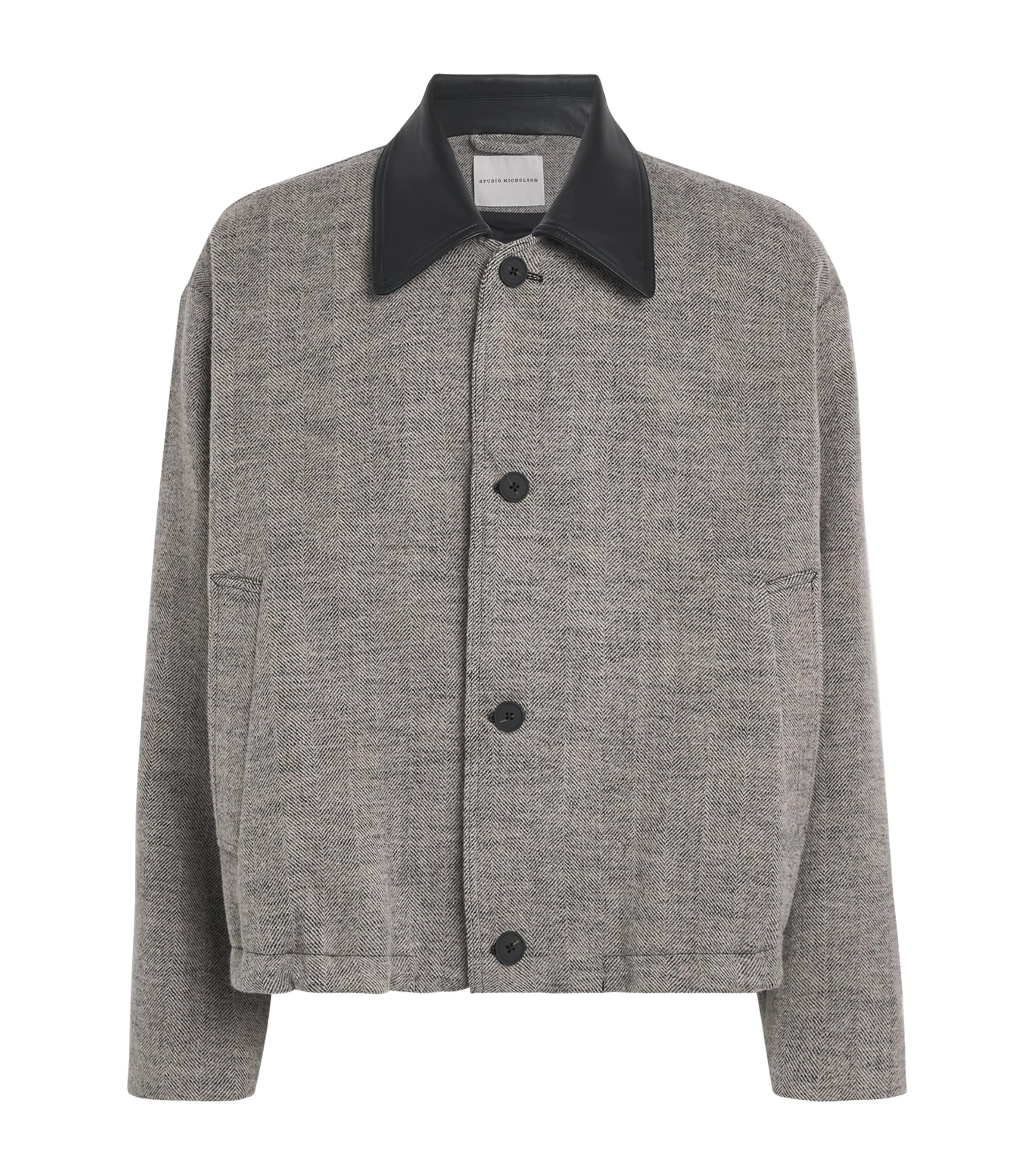 Studio Nicholson Wool-blend Howth Bomber Jacket