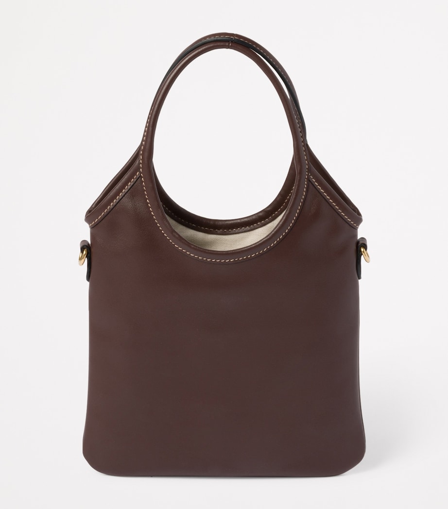 Leather Ivy Top-Handle Bag F0NBL Image 4