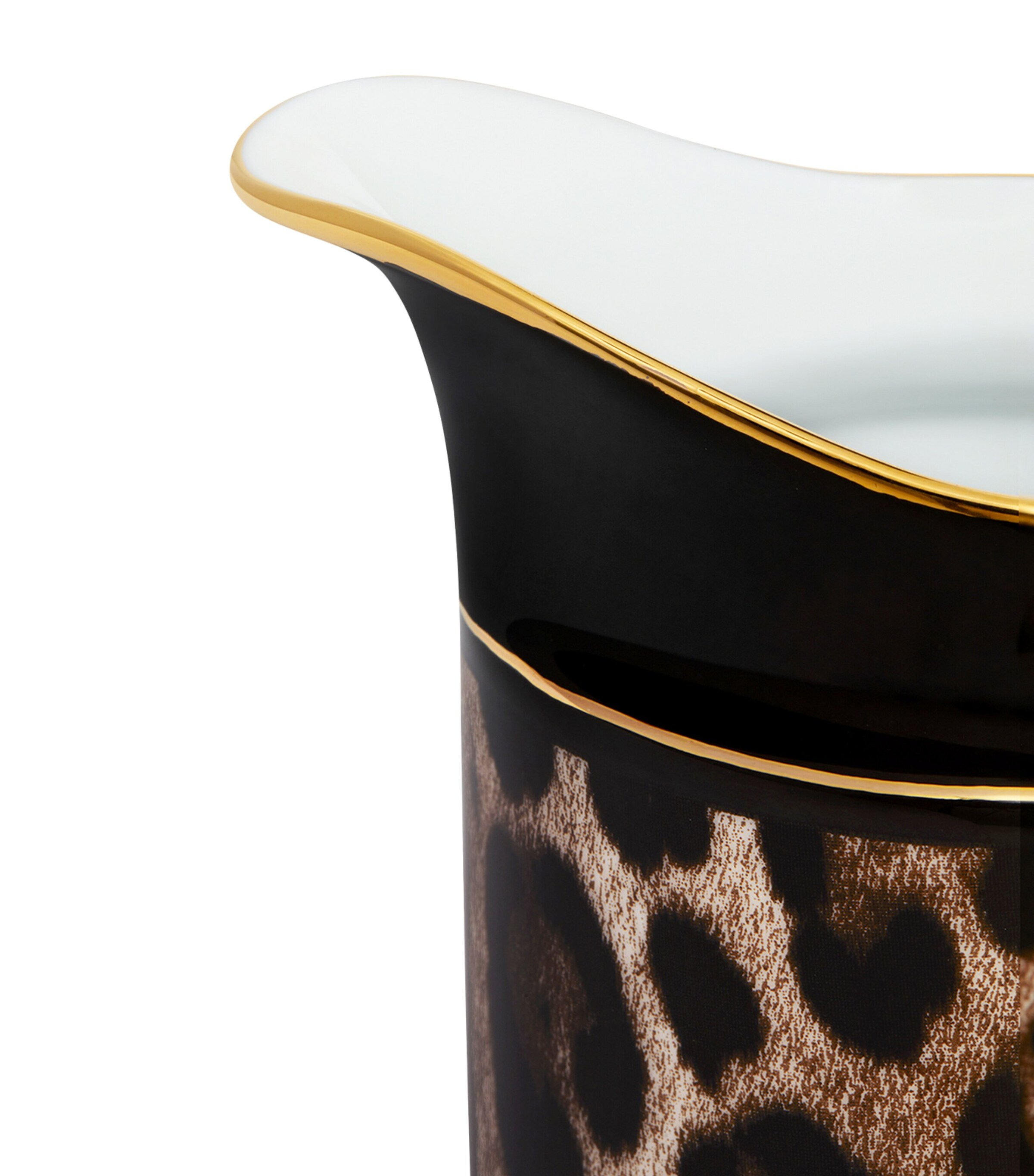 Dolce&Gabbana Casa Porcelain Leopard Print Milk Jug (8.5cm) Leopardo Image 2