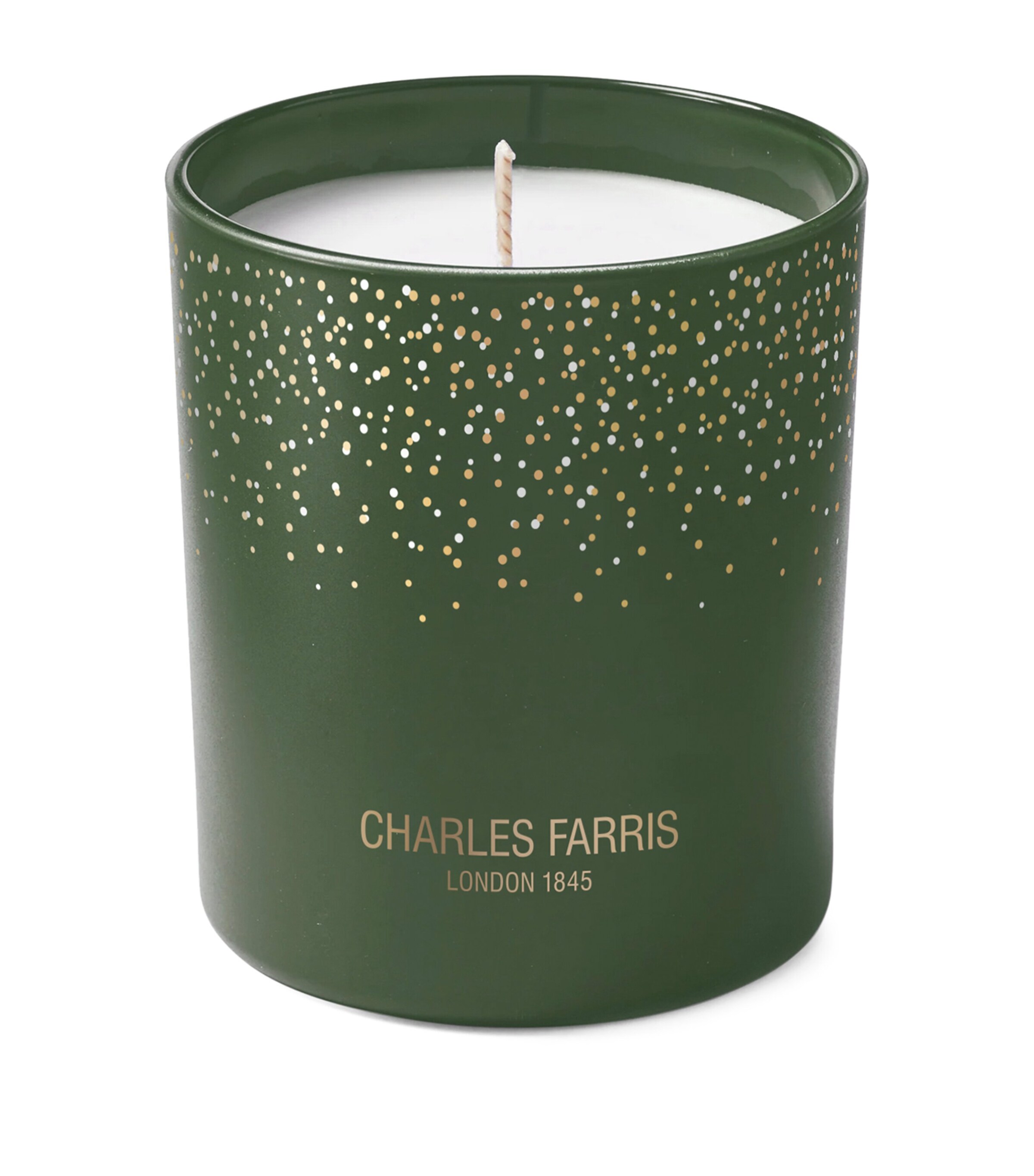 Charles Farris Winter Evergreen Cracker Candle (185g) Green Image 1