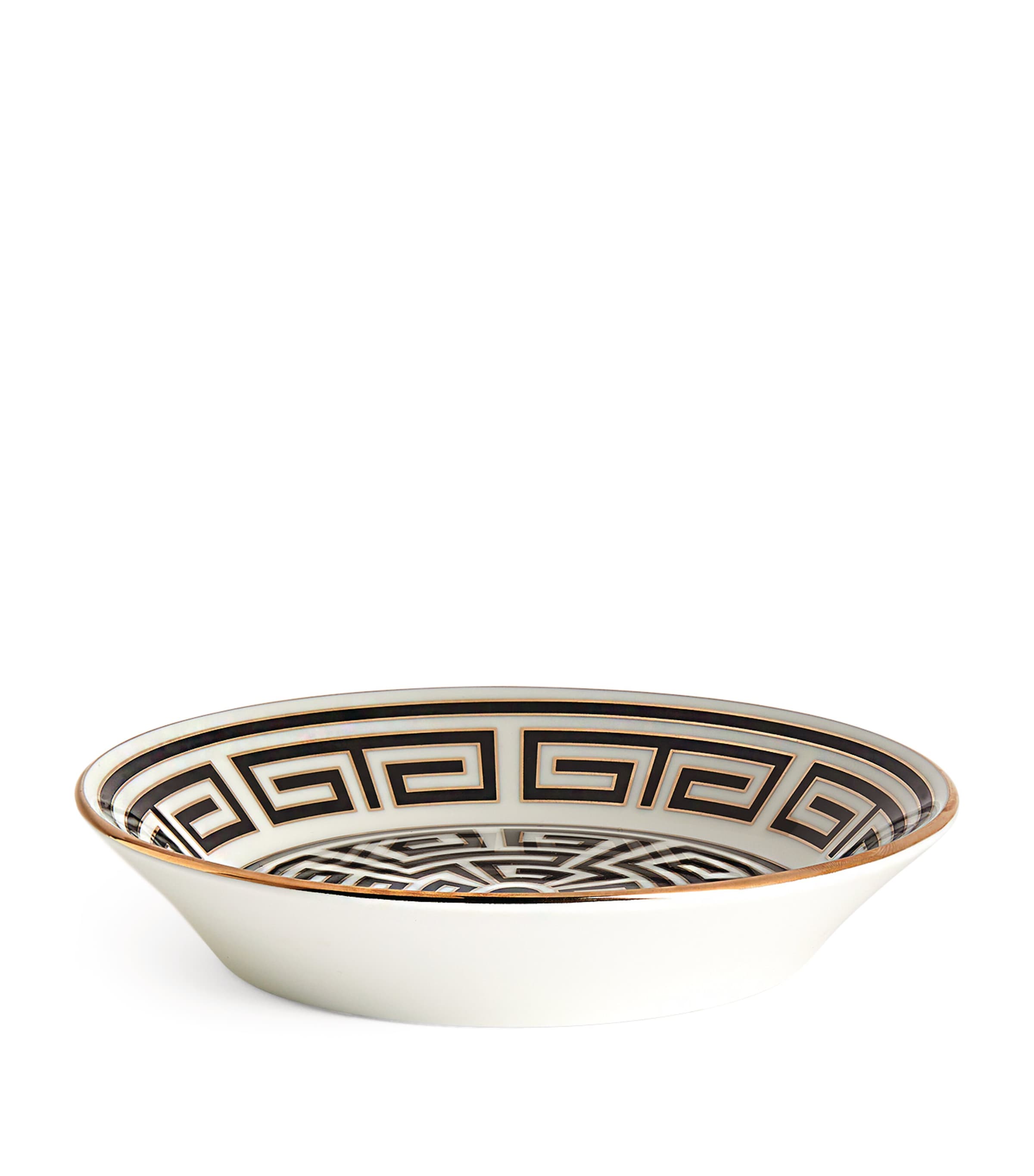 Porcelain Labirinto Nero Tea Saucer (13.5cm) G00125100 Image 1