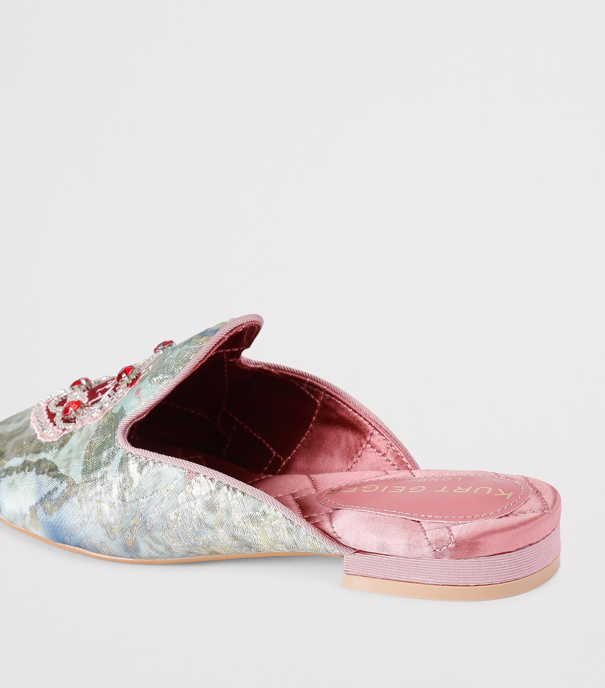 Kurt Geiger London Embroidered Slippers Other Image 2