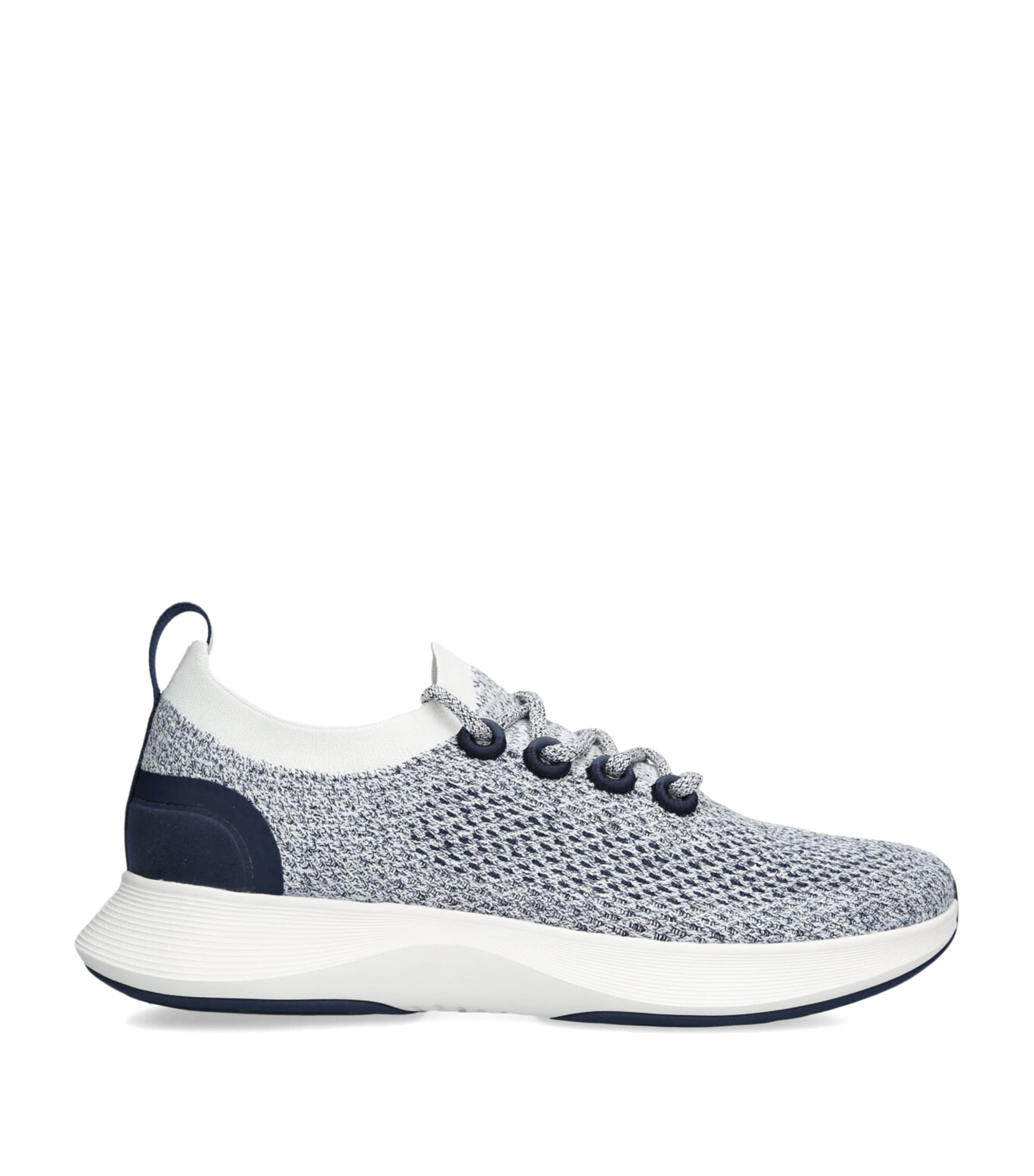 Allbirds Mens Dasher NZ Running Trainers White/navy Image 1