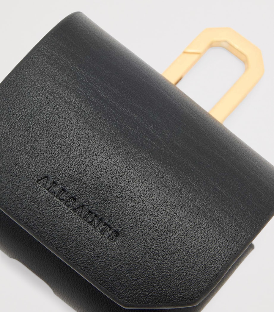 Leather Hex AirPods Case BLACK Image 5