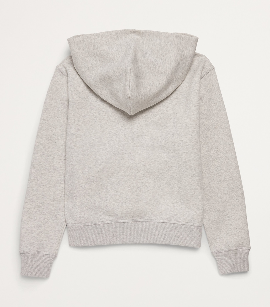 Cotton-Blend Logo Hoodie (7-16 Years) AHH ASH HEATHER Image 2