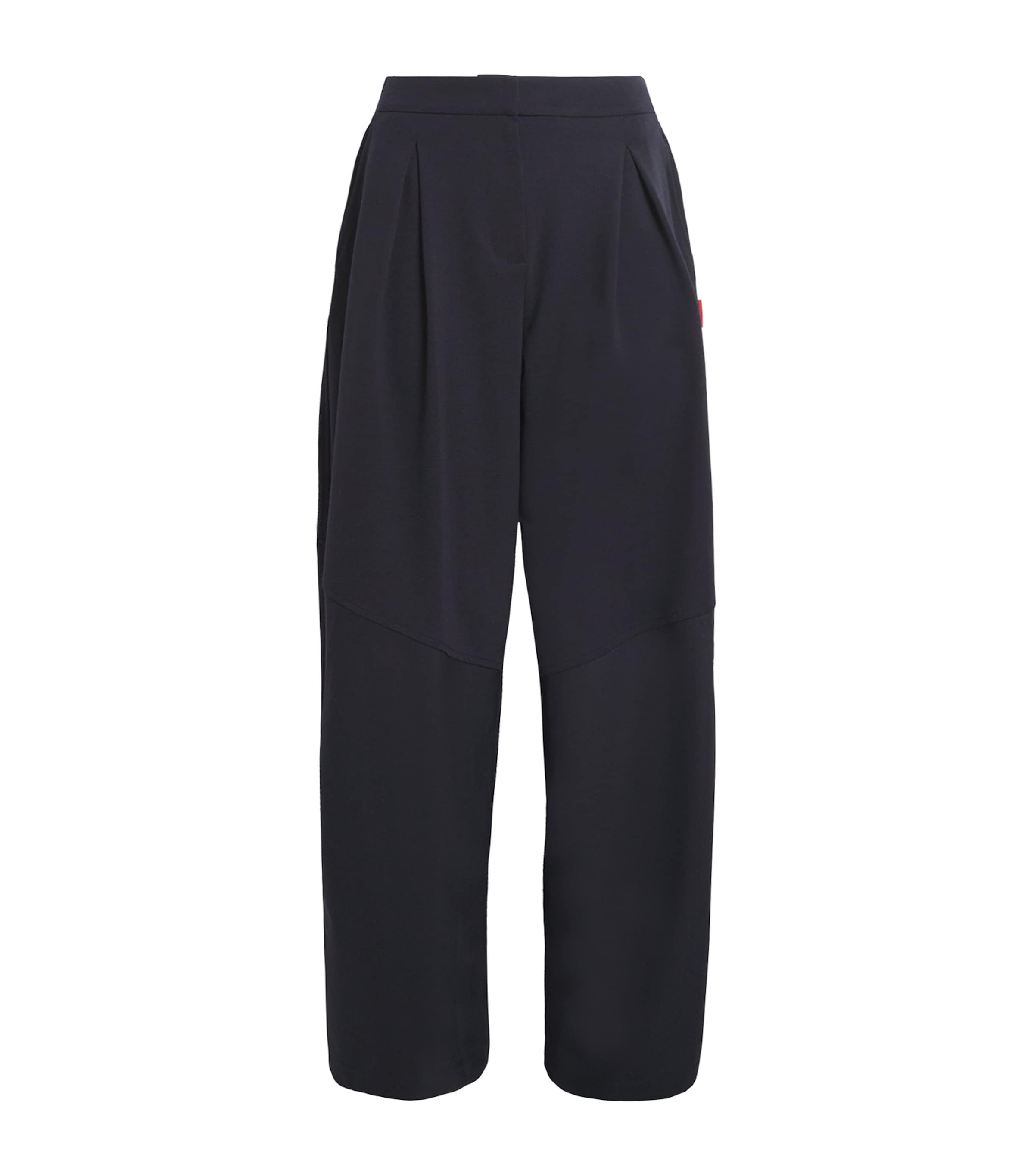 Max & Co Twisted Wide-leg Trousers In Multi