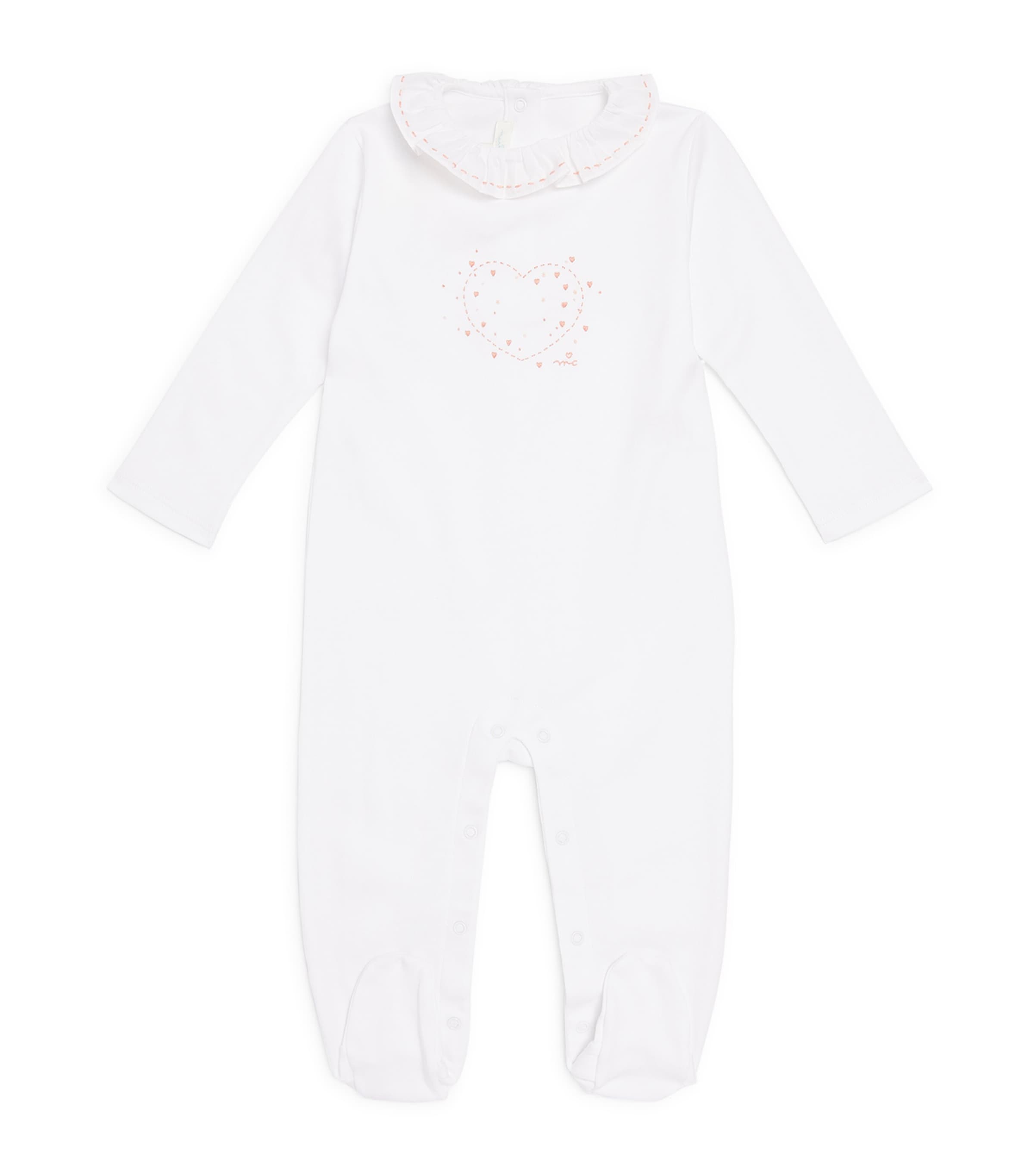 MARIE-CHANTAL HEART-EMBROIDERED ALL-IN-ONE