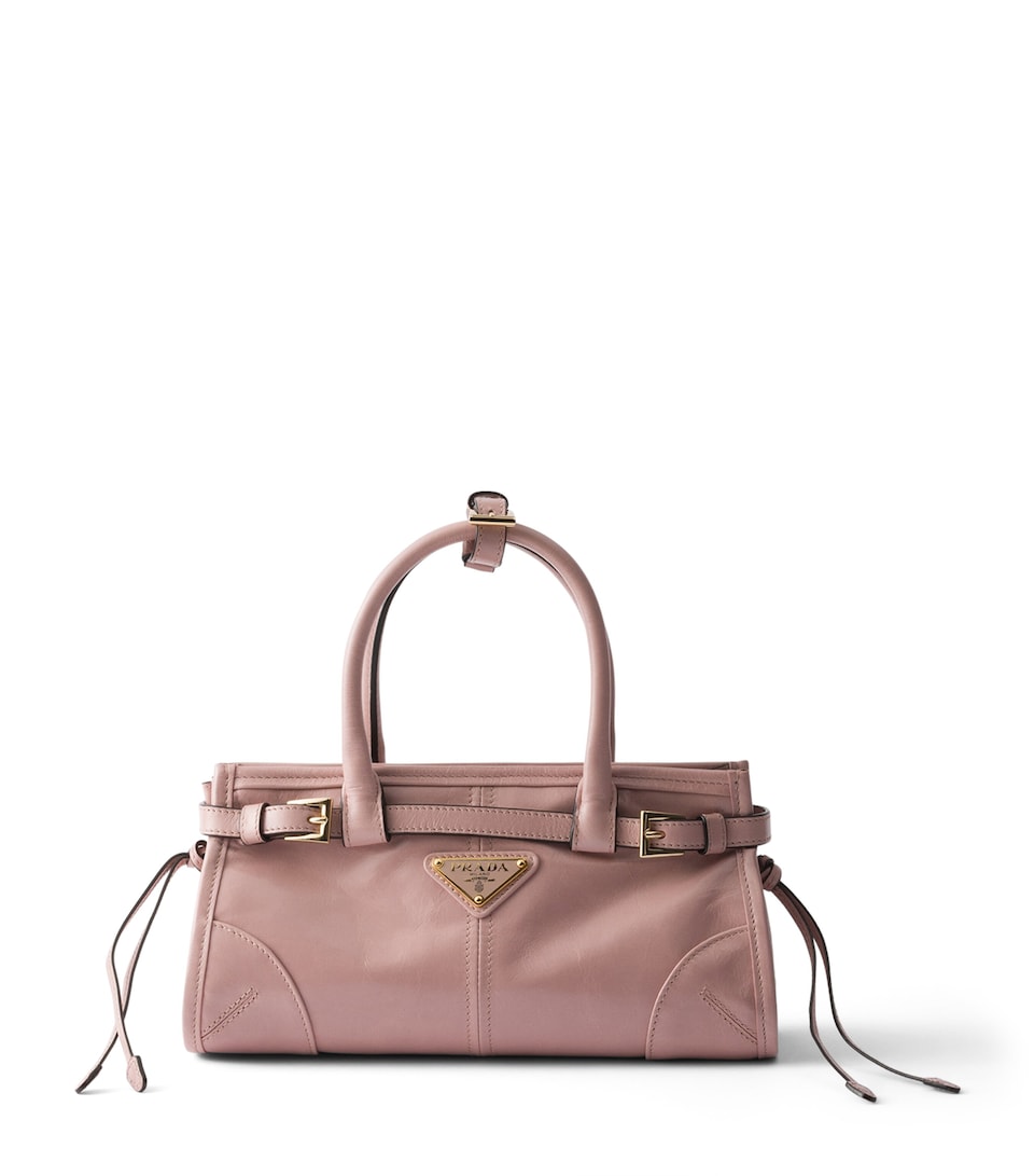 Prada Mini Leather Bonnie Top-Handle Bag