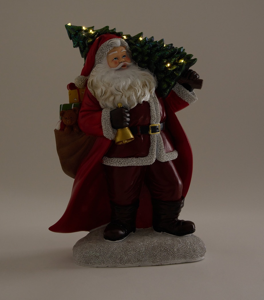 LED Father Christmas Ornament COLOURS/WARM WHITE Image 2