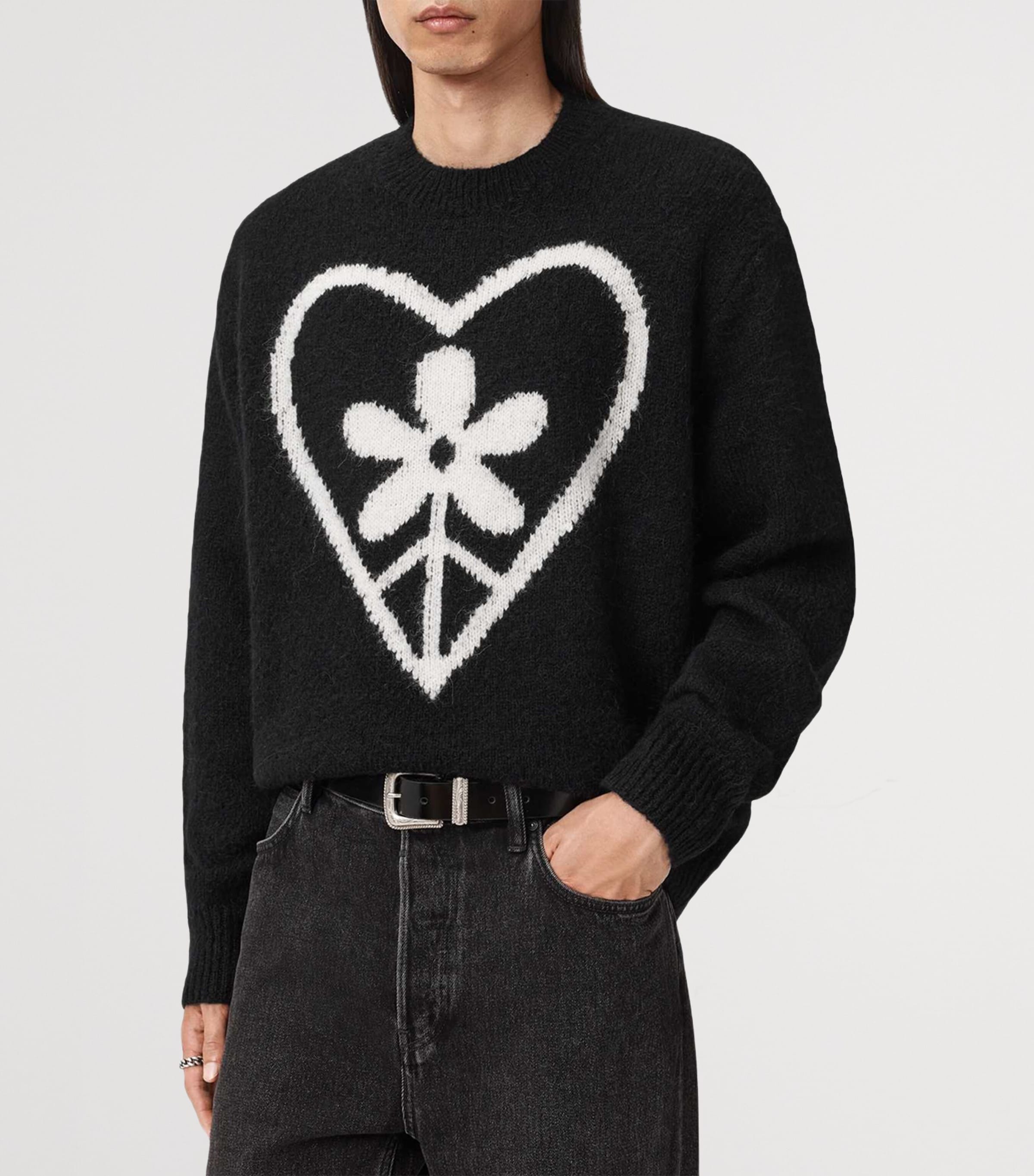 Finden Crew-Neck Sweater BLACK Image 5