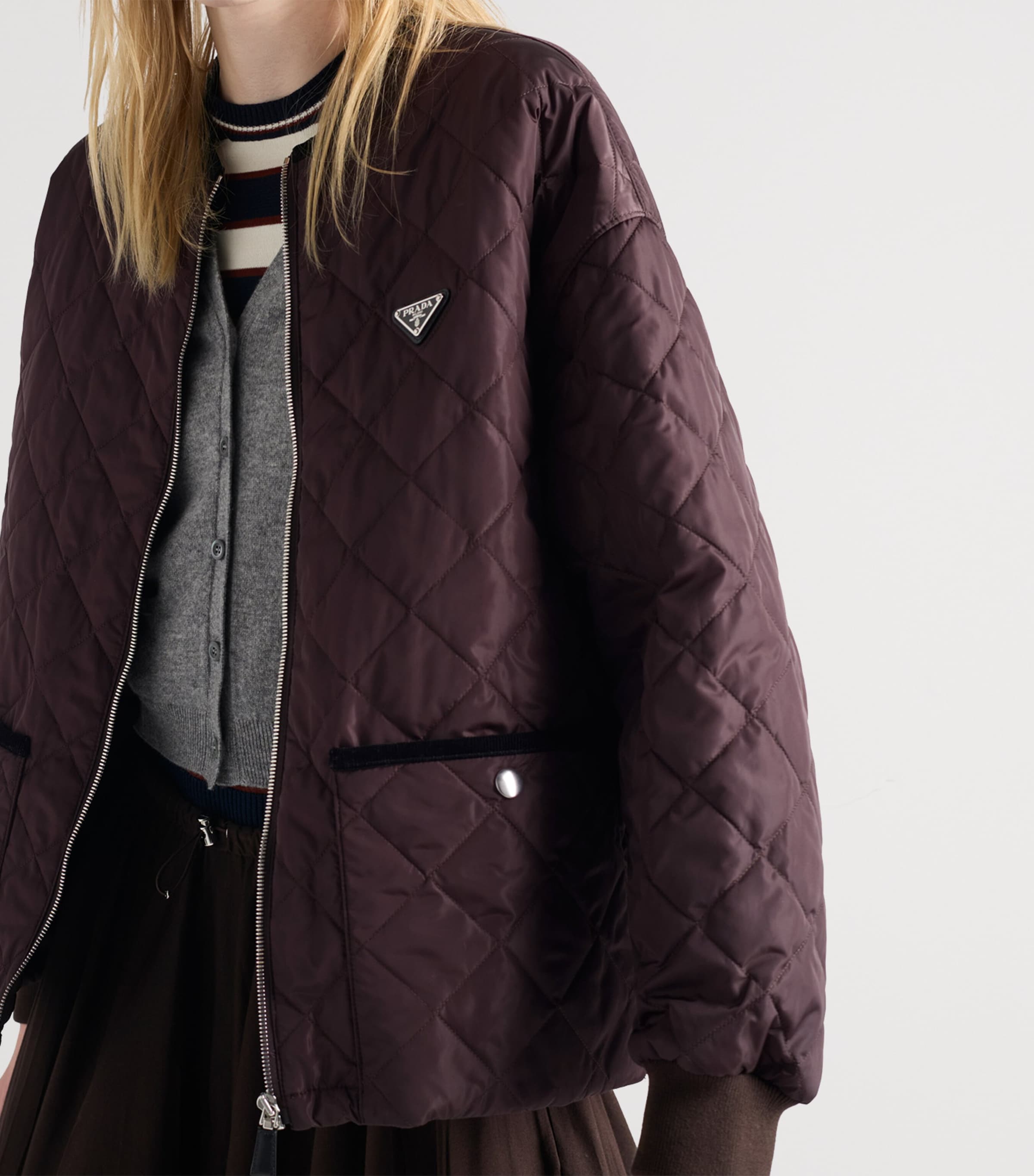 Re-Nylon Quilted Jacket F0003 Image 4