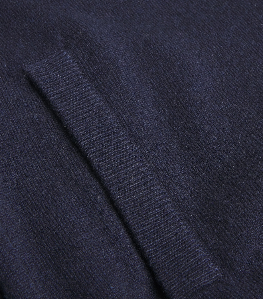 Cashmere Hoodie A.16  NAVY A25/26 Image 5
