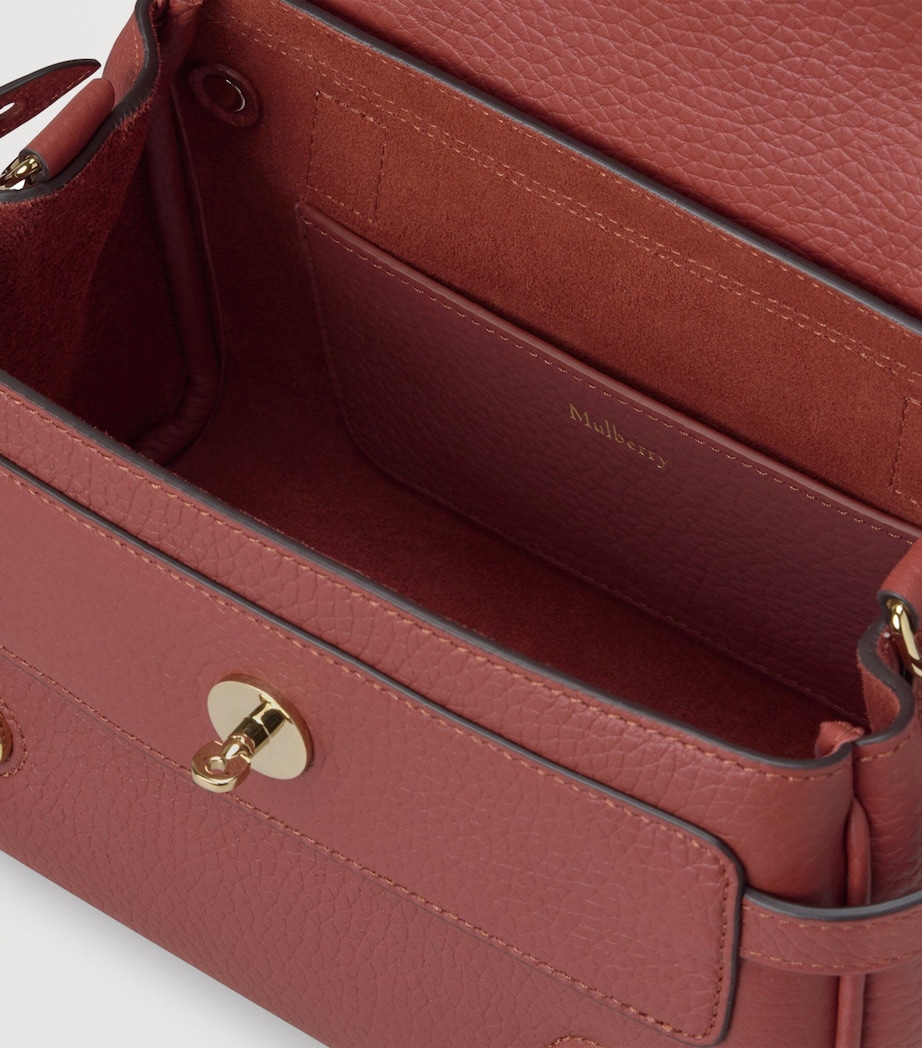 Mini Leather Alexa Cross-Body Bag RUST Image 4