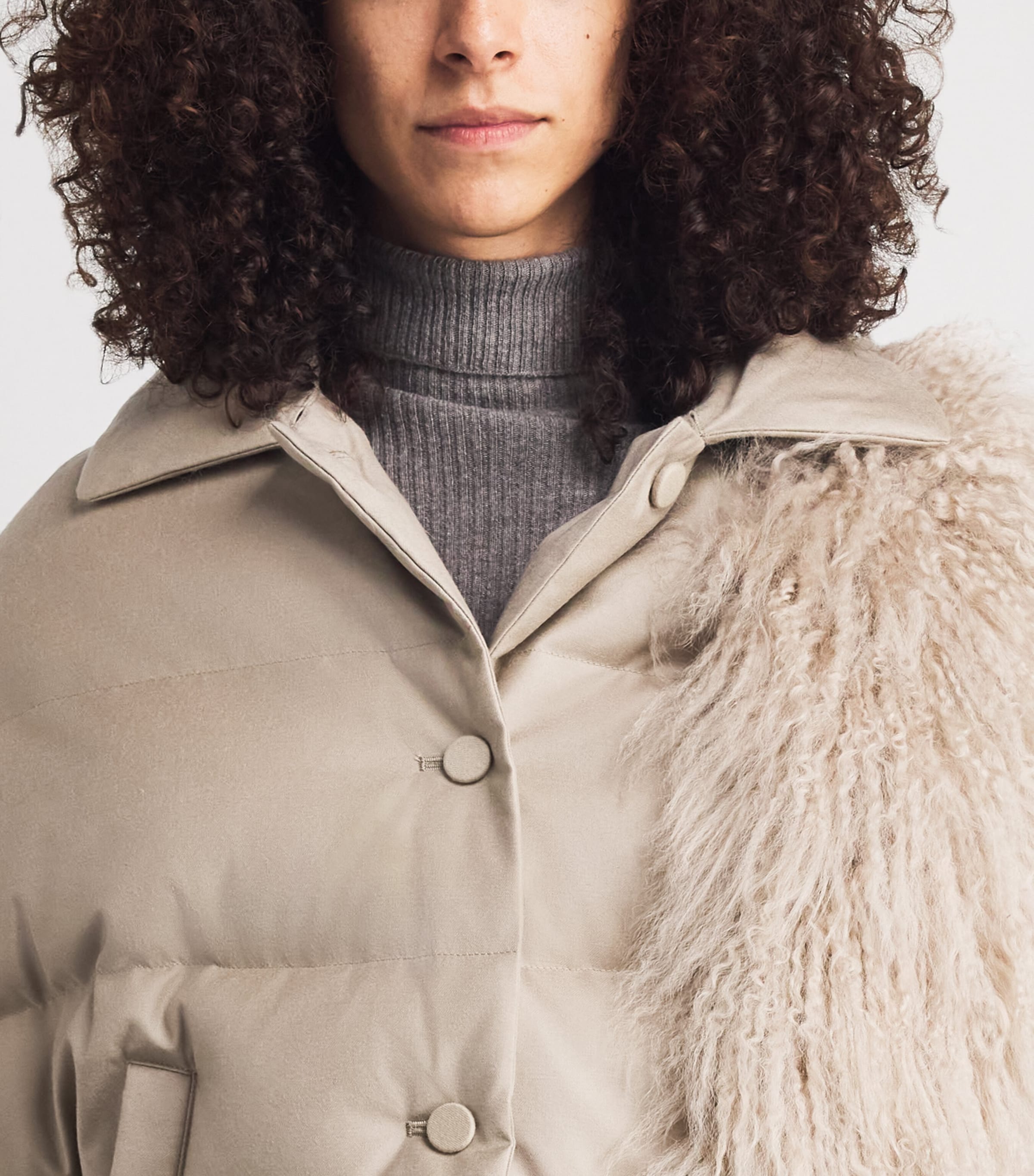Yves Salomon Lamb Fur Scarf Image 3