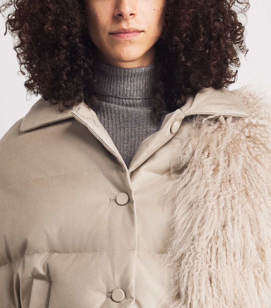 Yves Salomon Lamb Fur Scarf Image 3