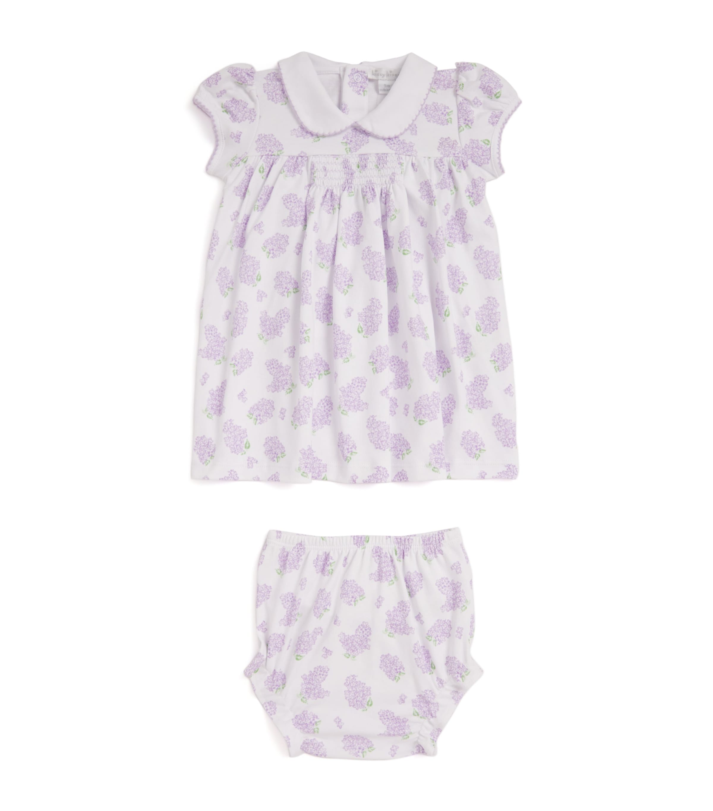 Pima Cotton Dress and Bloomers Set (0-24 Months) K531LILAC Image 1