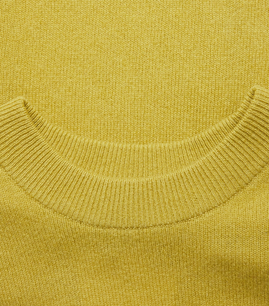 LESET Womens Wool Jesse Sweater Chartreuse Image 6
