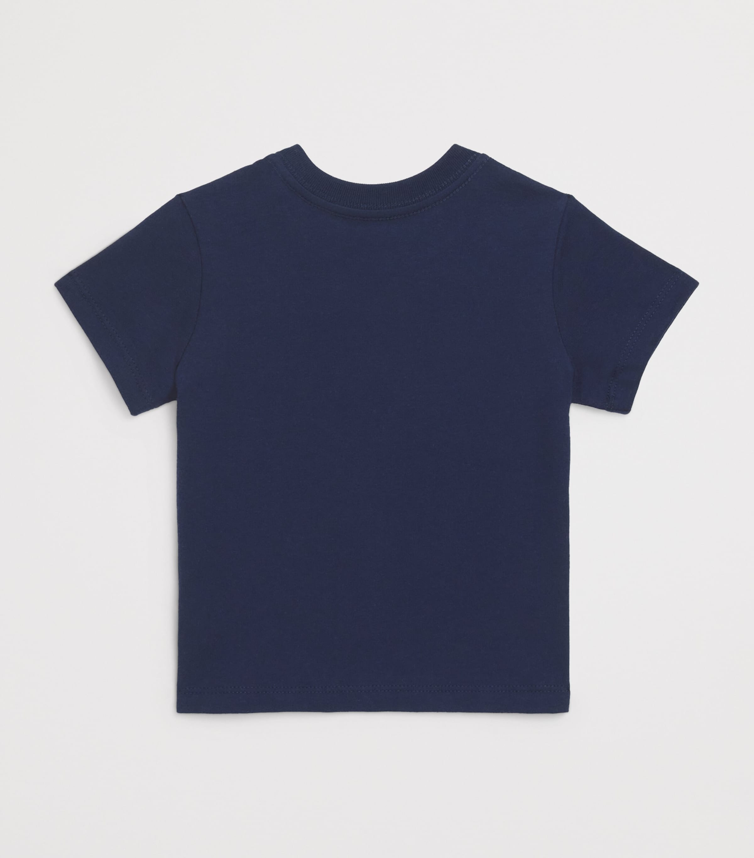 Ralph Lauren Kids Cotton Polo Bear T-Shirt (3-24 Months) Nwprt Nvy Image 2