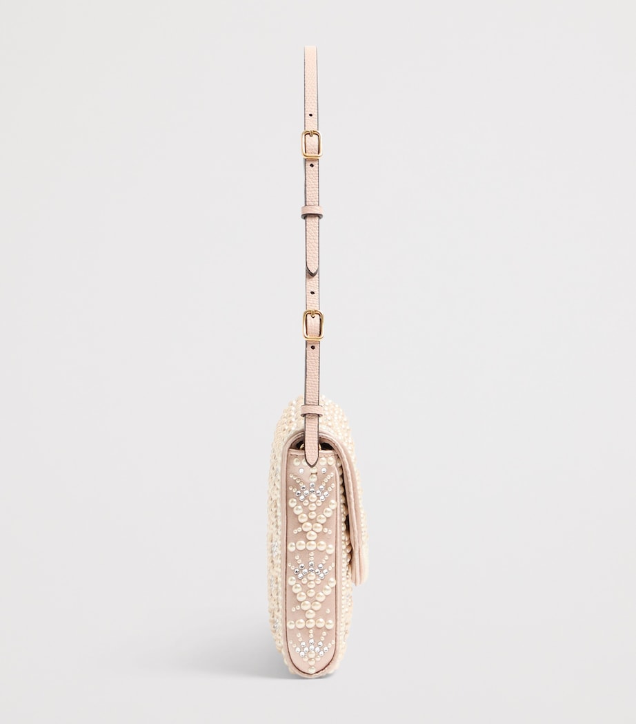 Valentino Garavani Embellished DeVain Shoulder Bag Image 3