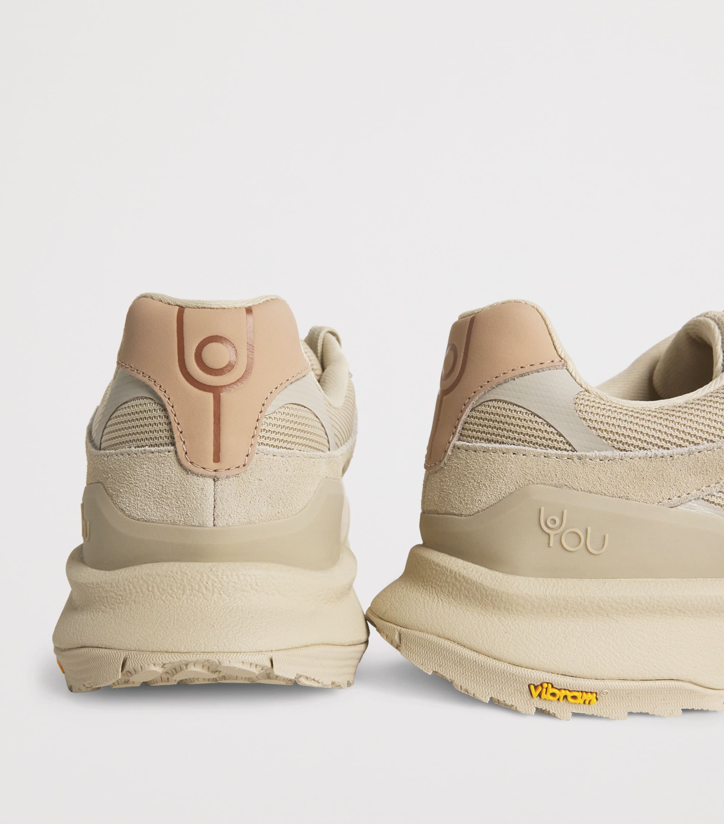 Y.O.U Womens YX 101 Origin Trainers Beige Image 7