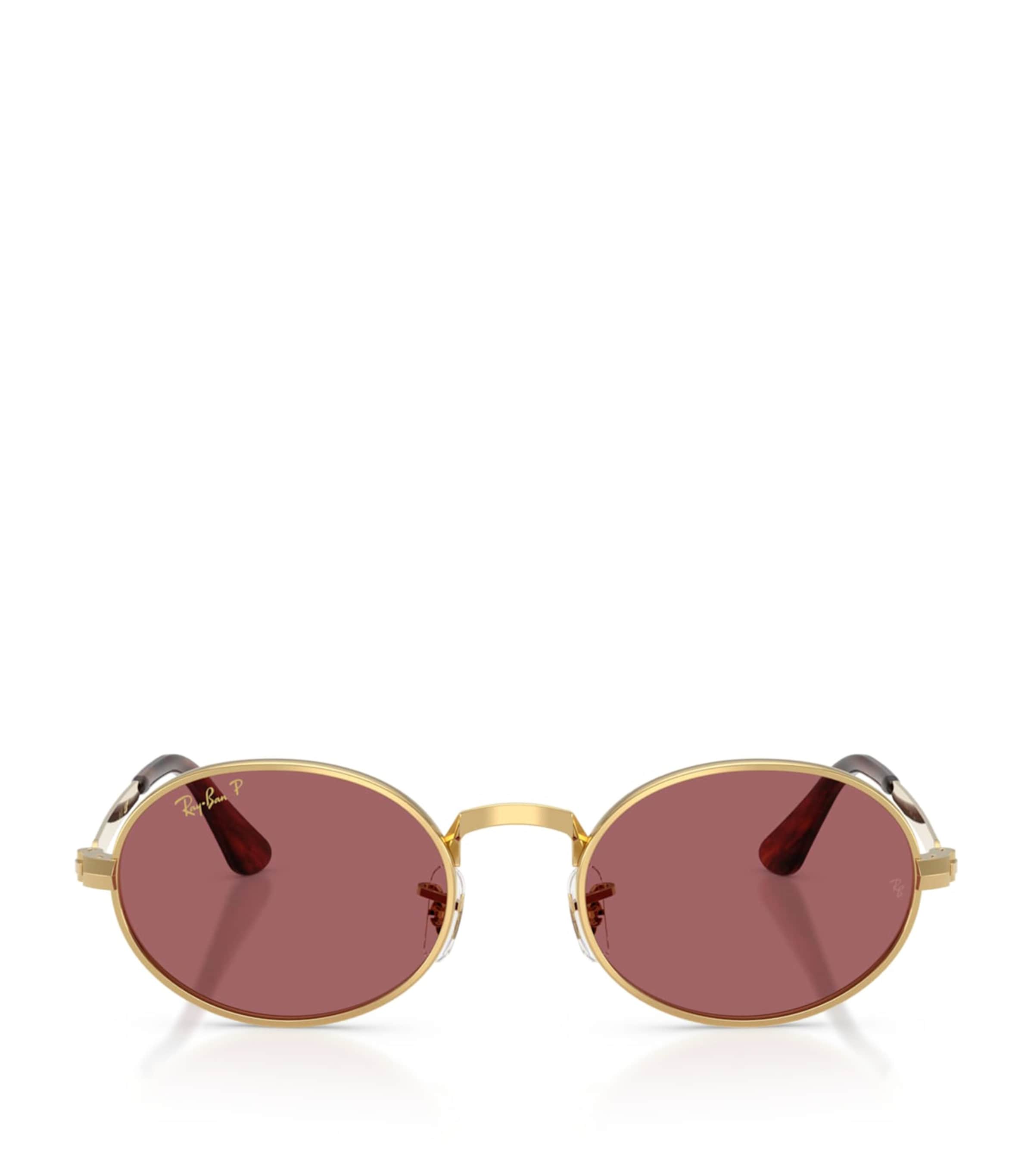 Ray Ban Ray-ban By A$ap Rocky Oval Sunglasses In Gold