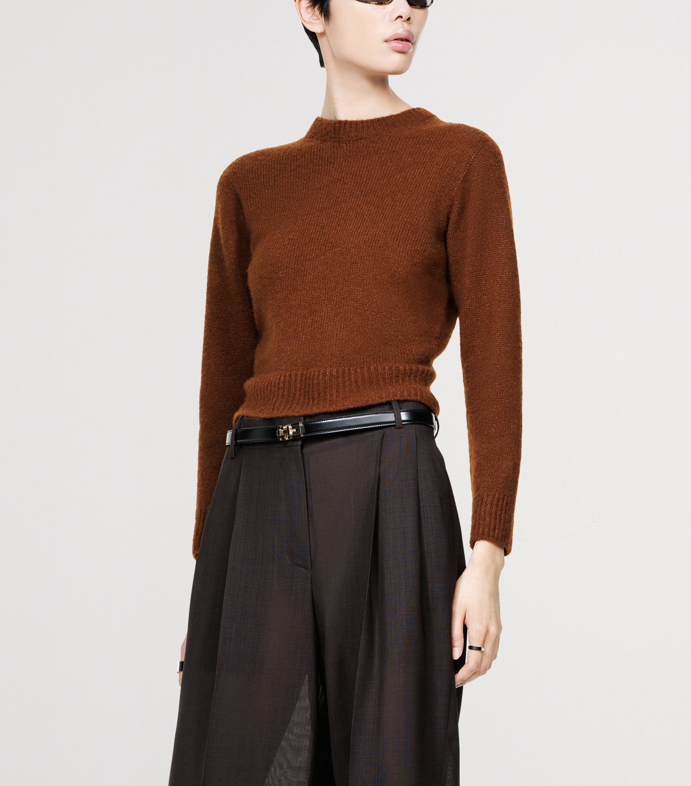 TOM FORD Womens Cashmere-Blend Sweater Eao Image 3