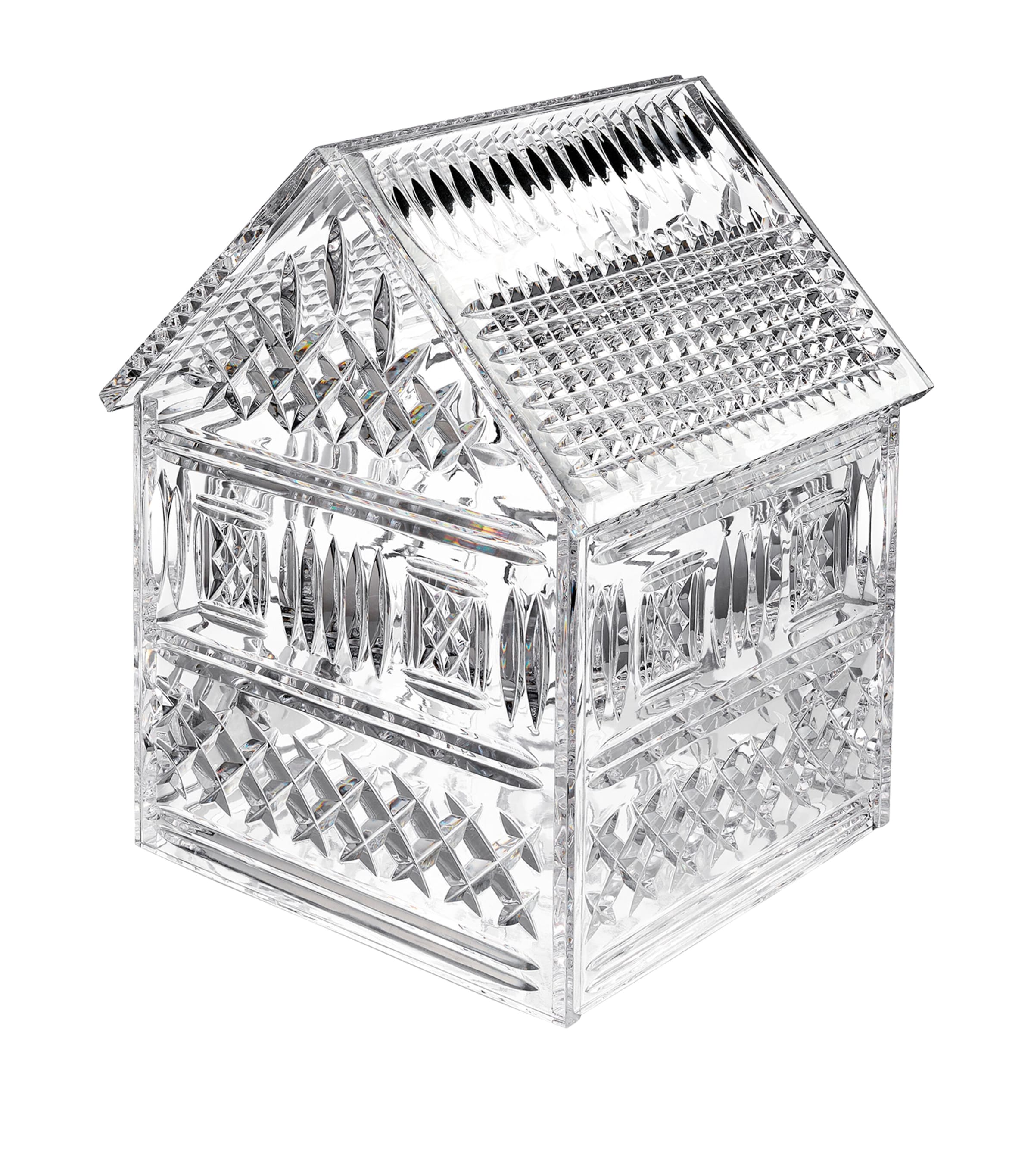 Waterford Crystal Gingerbread House In Clear