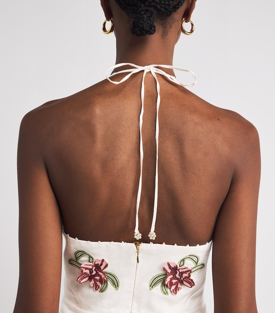 Linen Balsa Cordillera Midi Dress MULTICOLOR Image 4