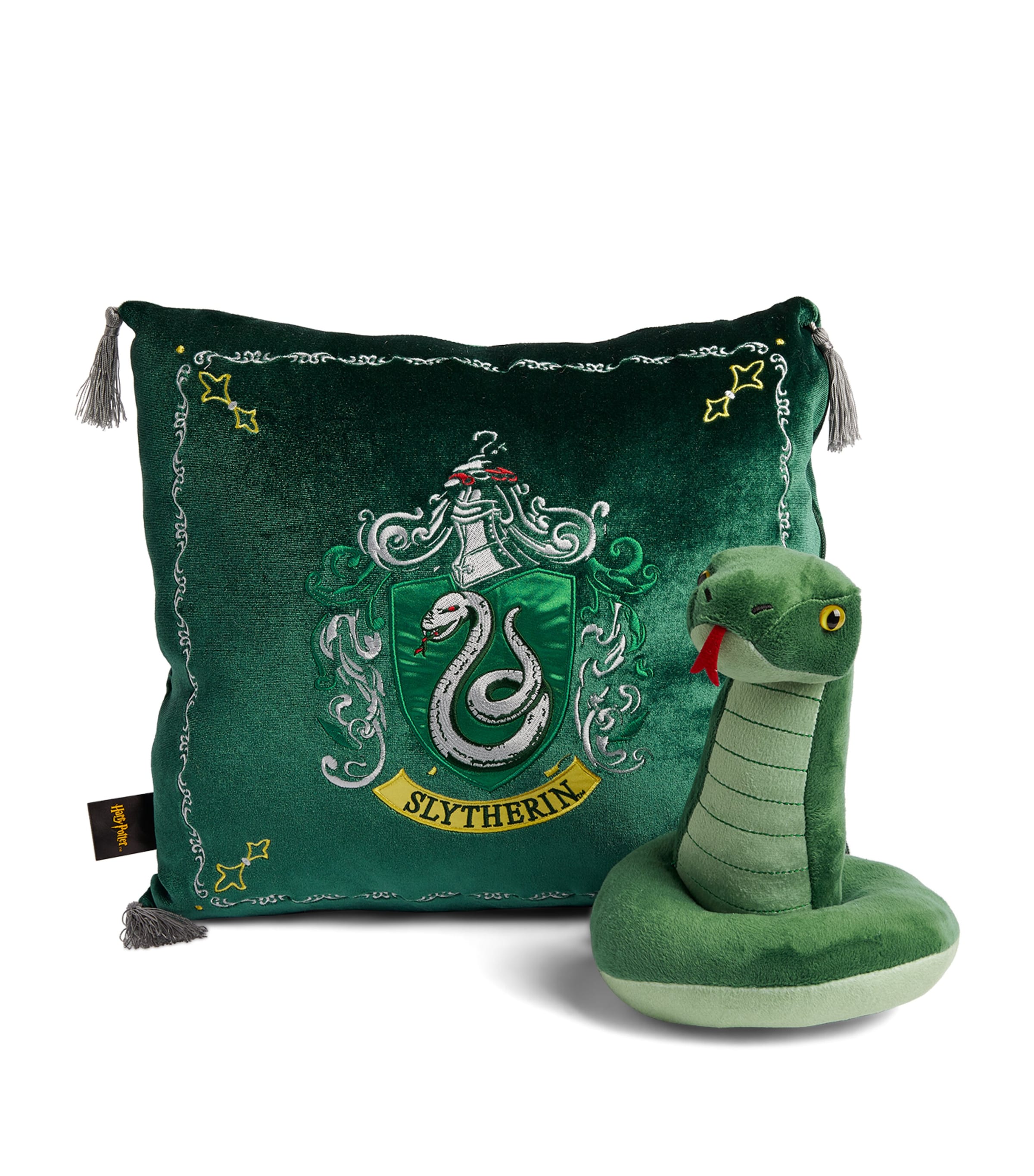 Harry Potter Slytherin Snake And Cushion Set