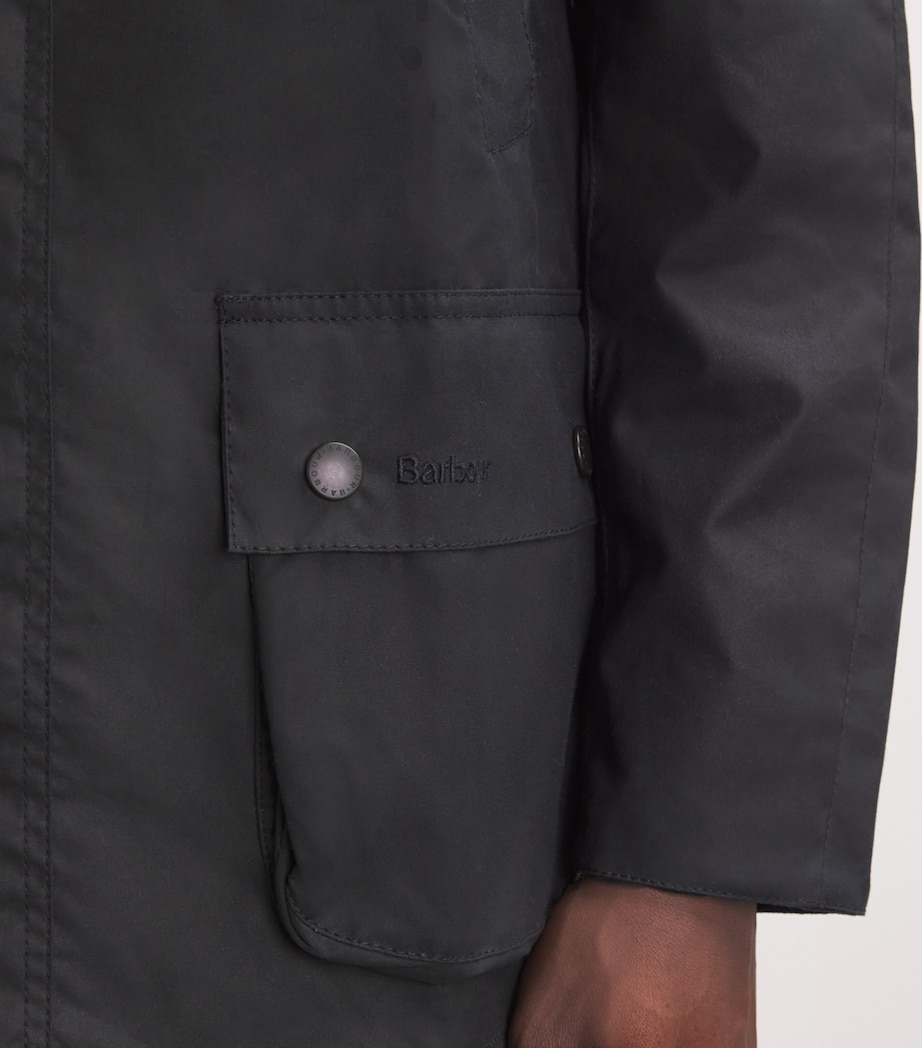 Waxed Ashby Jacket NAVY Image 6