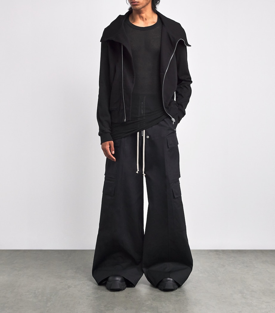Ribbed Long-Sleeve T-Shirt BLACK Image 2
