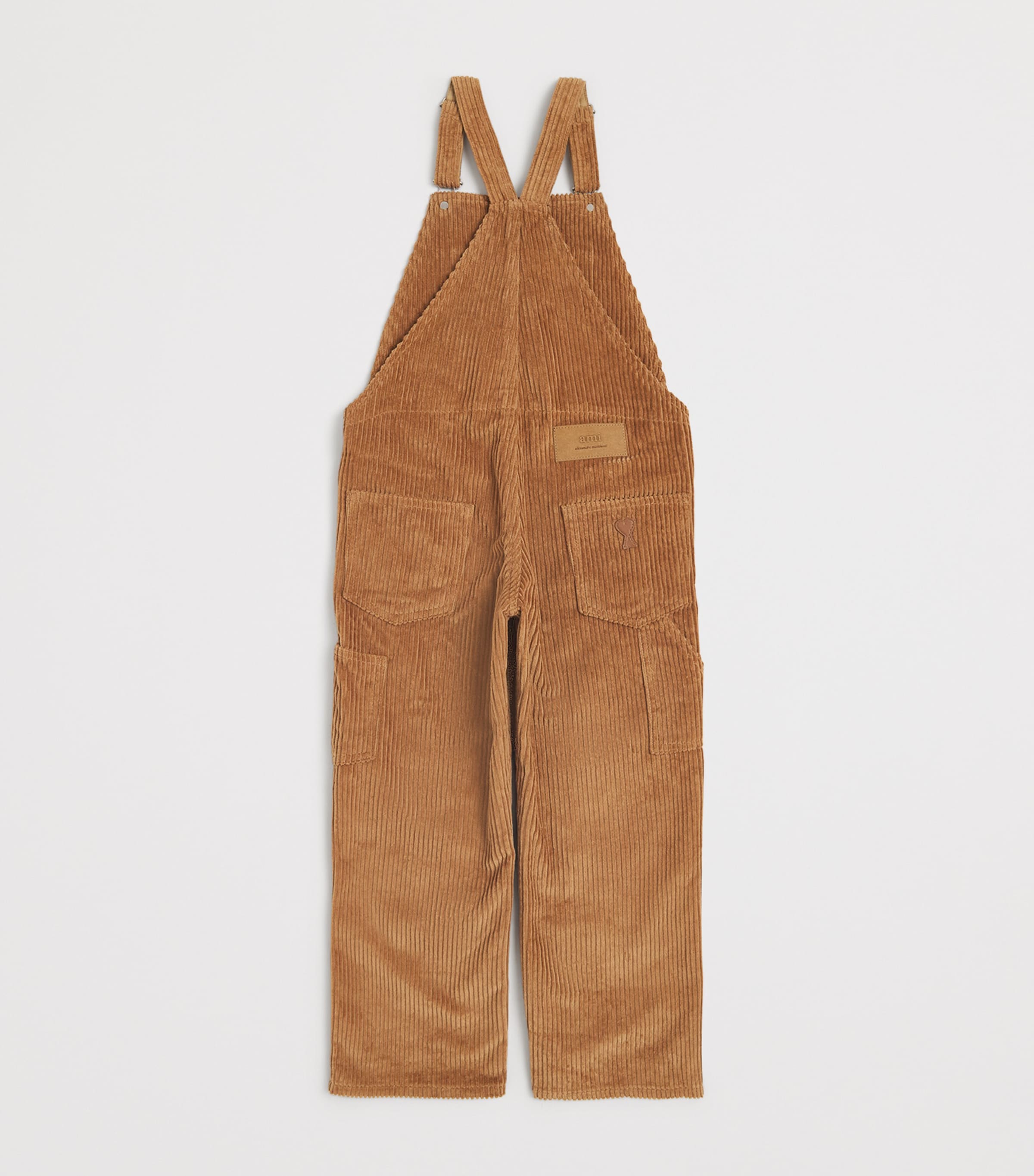 Cotton Corduroy Overalls (4-12 Years) 280-CAMEL Image 2