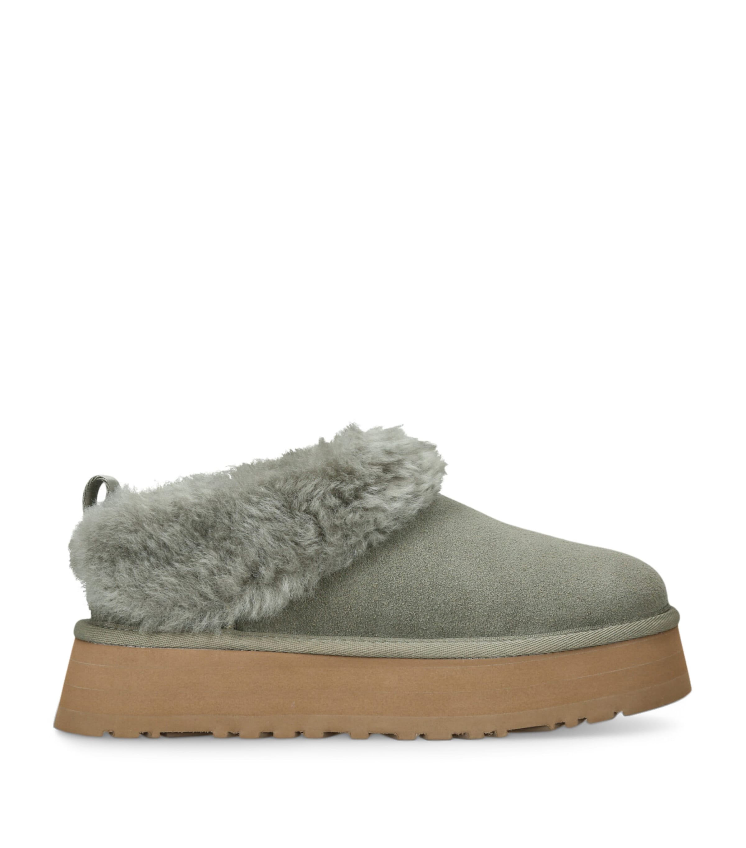 UGG Suede Tazzelle Slippers Khaki Image 1