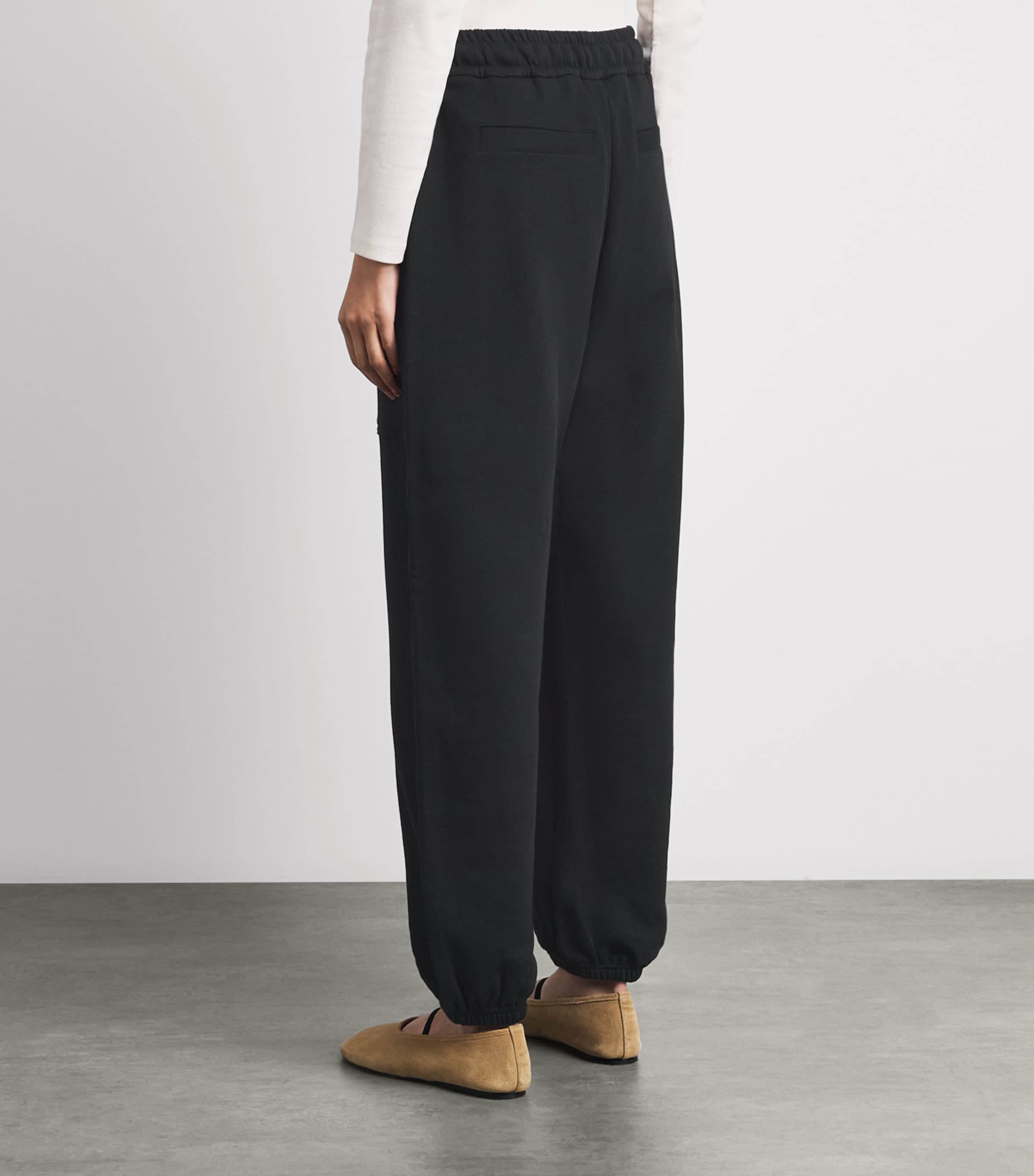 ME+EM Womens Cotton-Blend Sweatpants Black Image 5