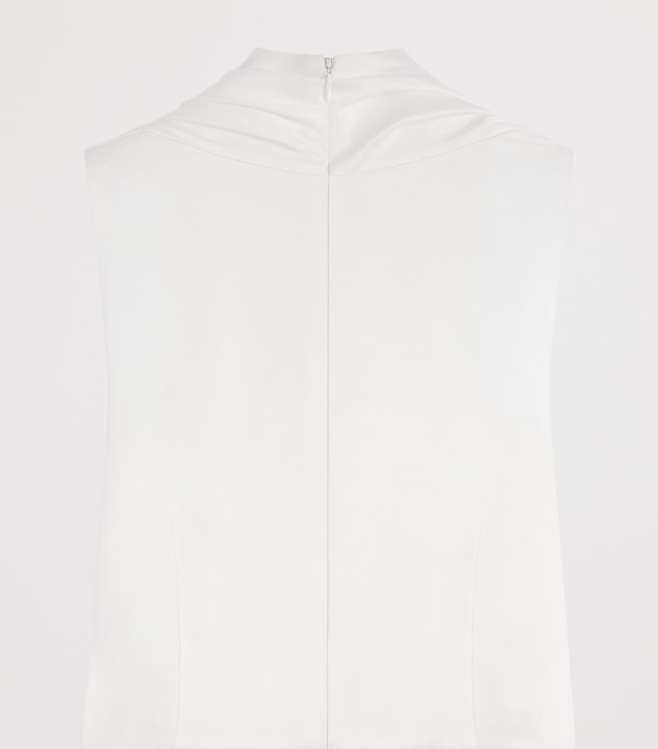 Givenchy Womens Draped Cowl-Neck Blouse Image 7