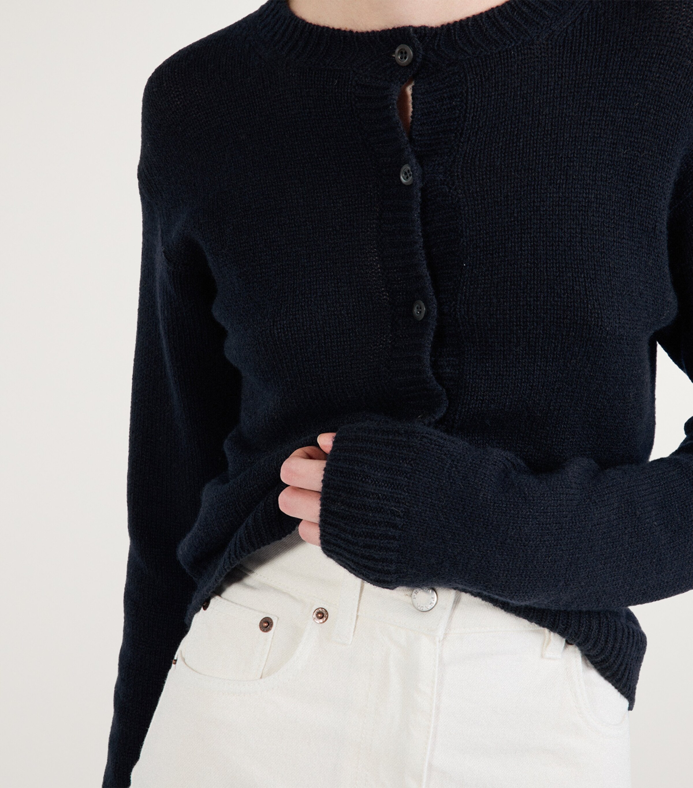 Denim Mini Skirt F01CD Image 6