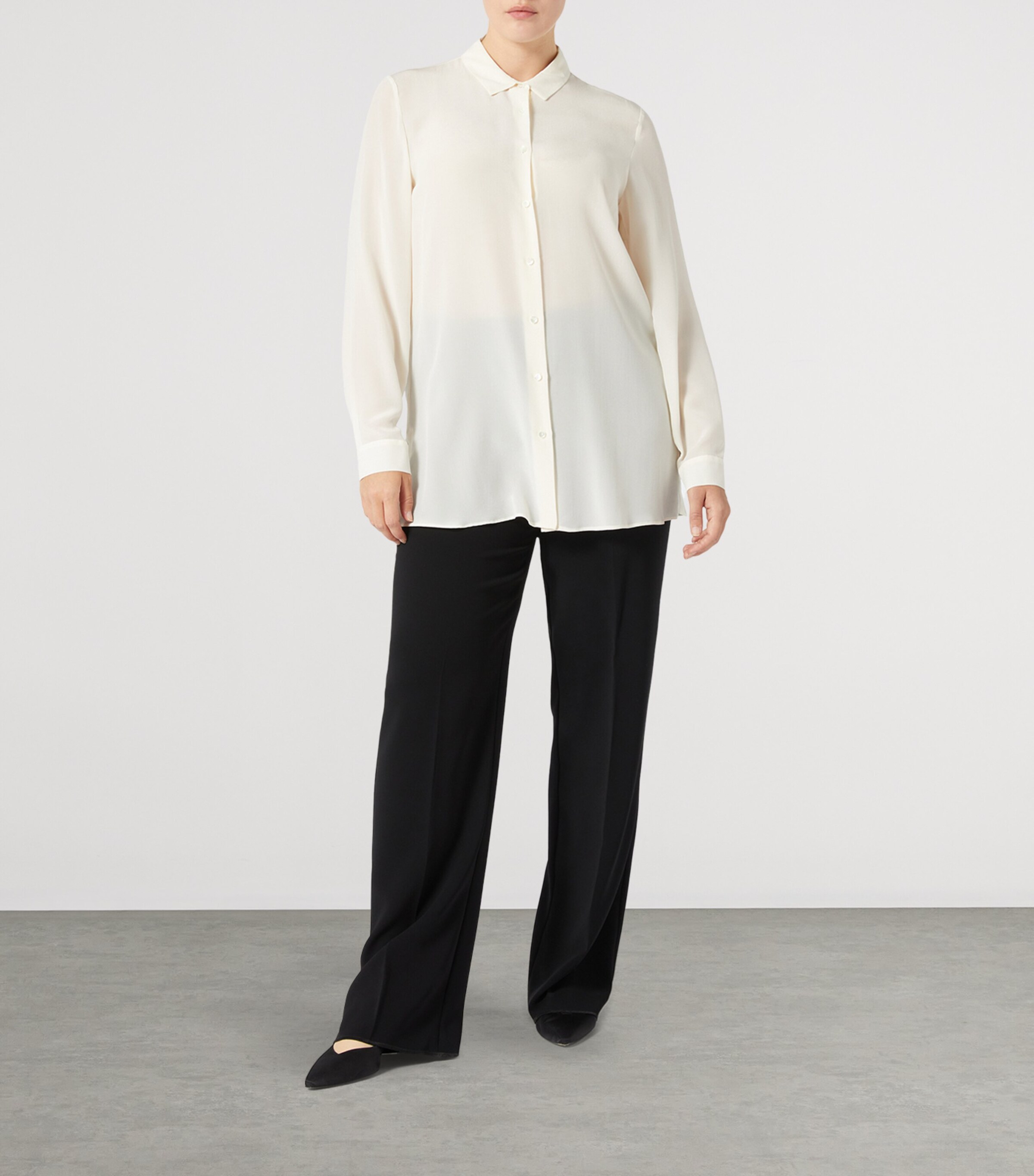 Cady Straight Trousers BLACK Image 3