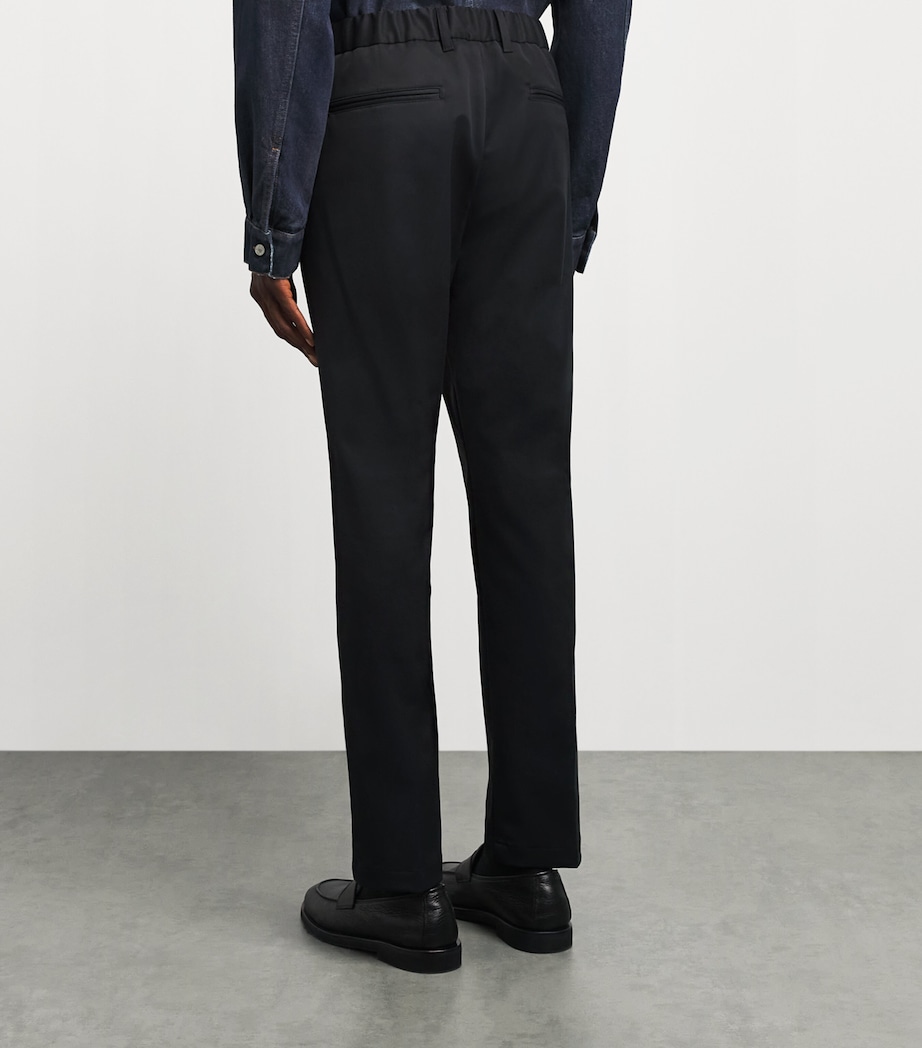 Herno Mens Technical Drawstring Trousers Nero Image 5
