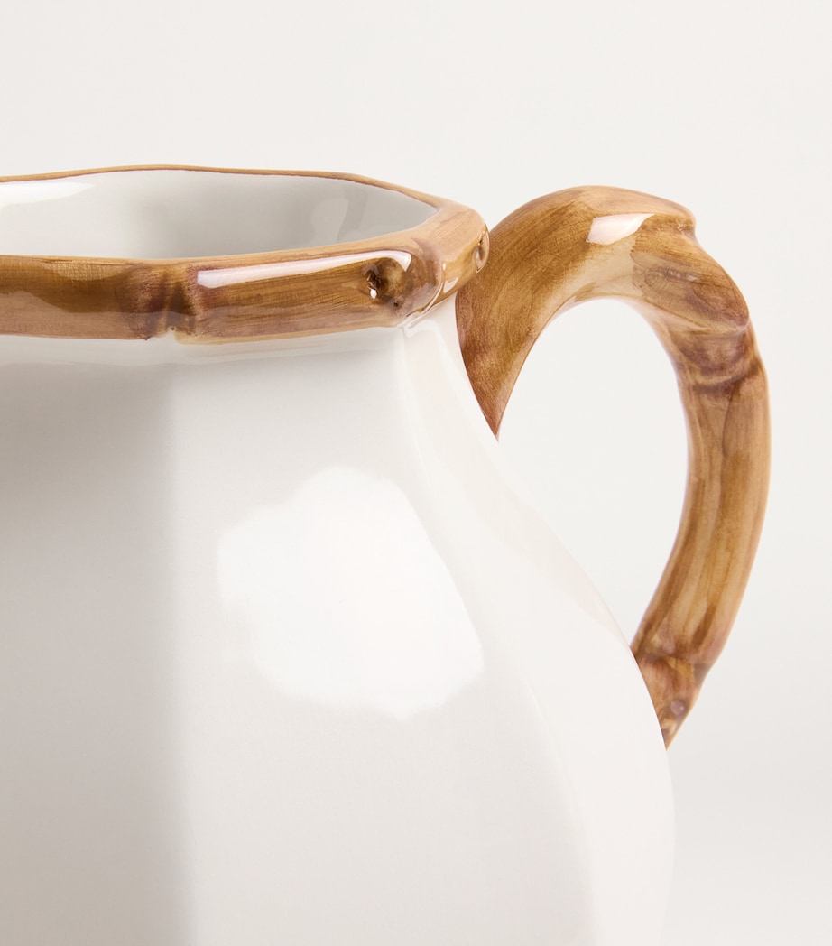 Bamboo Milk Jug WHITE/YELLOW Image 5