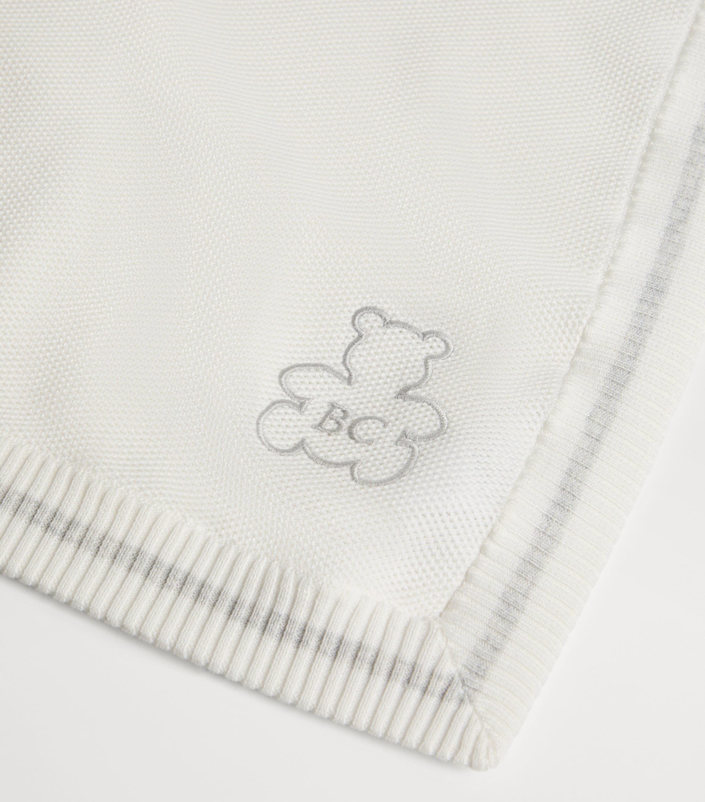 Brunello Cucinelli Kids Cotton Blanket Image 3