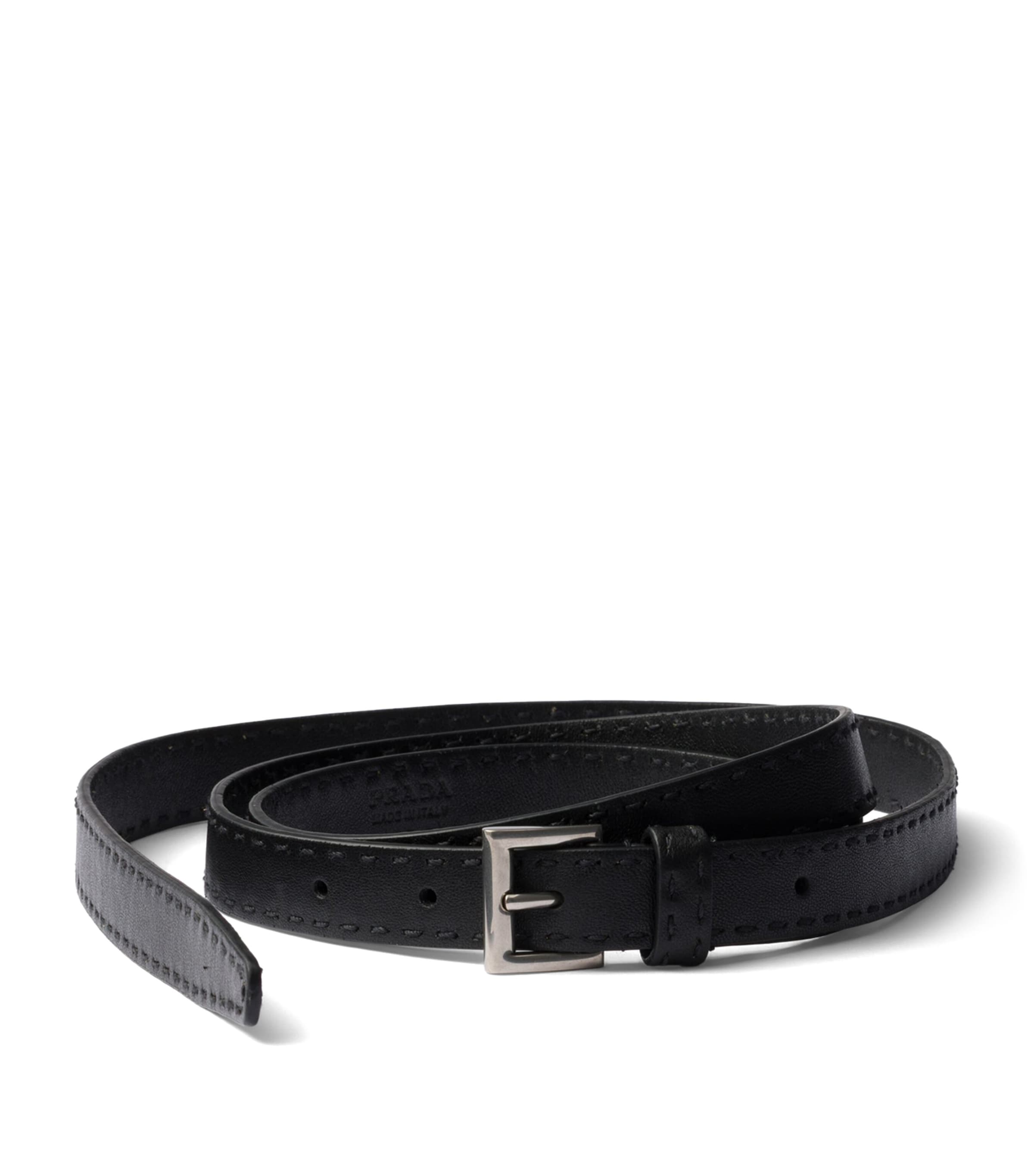 Prada Leather Belt Black Image 1
