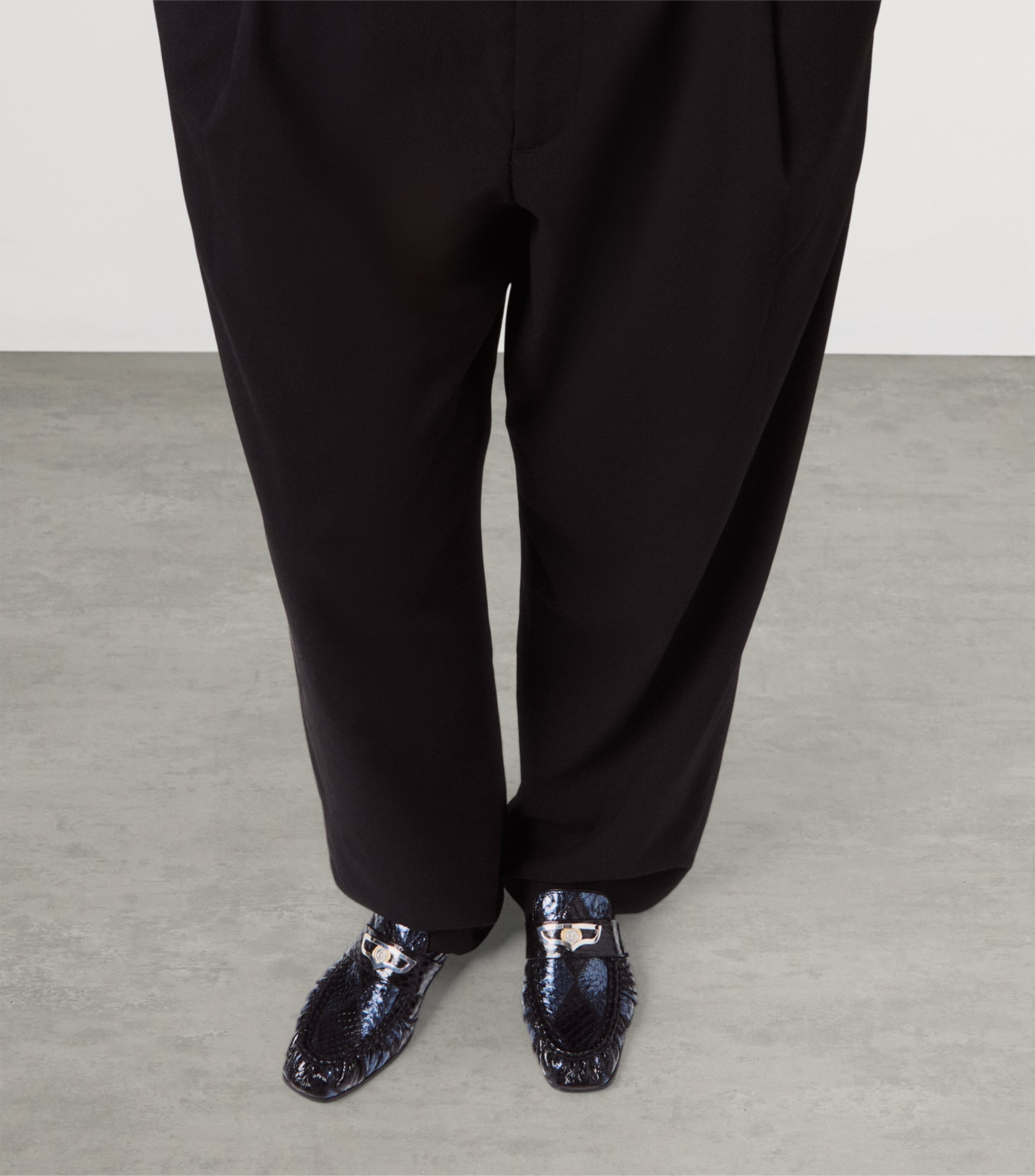 Mocallista Patchwork Leather Loafers B886 Image 2