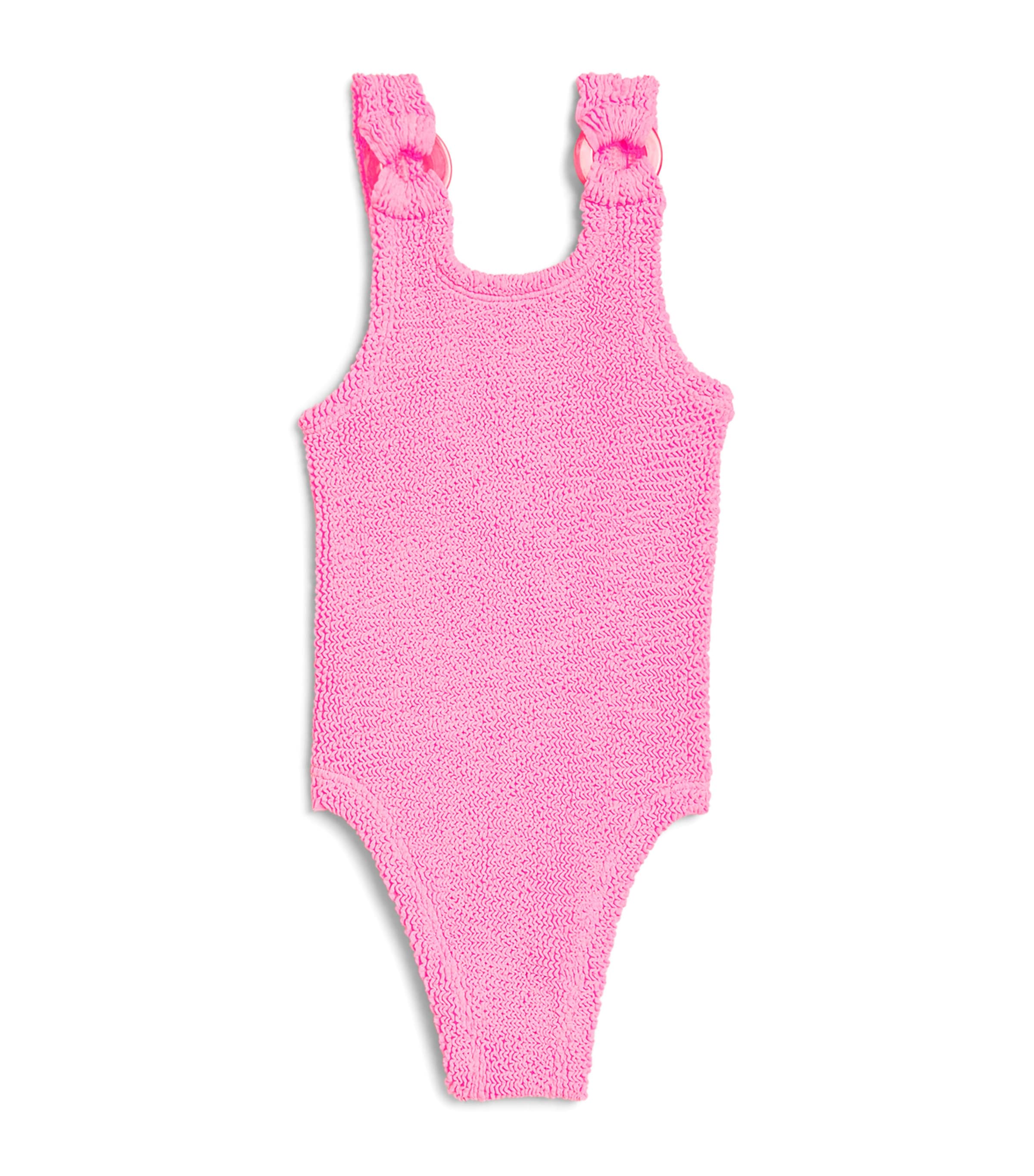Shop Hunza G Domino Swimsuit In Pink