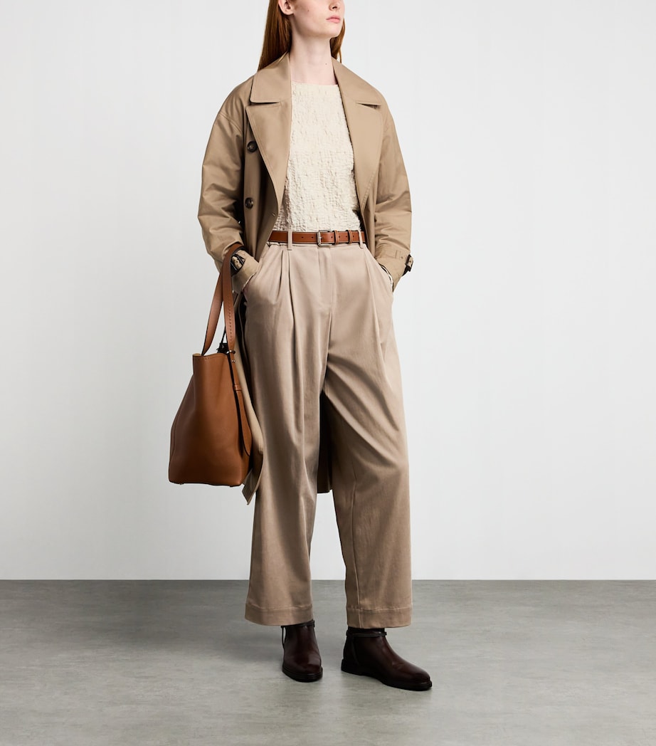 Jersey Textured Blouse IVORY Image 2