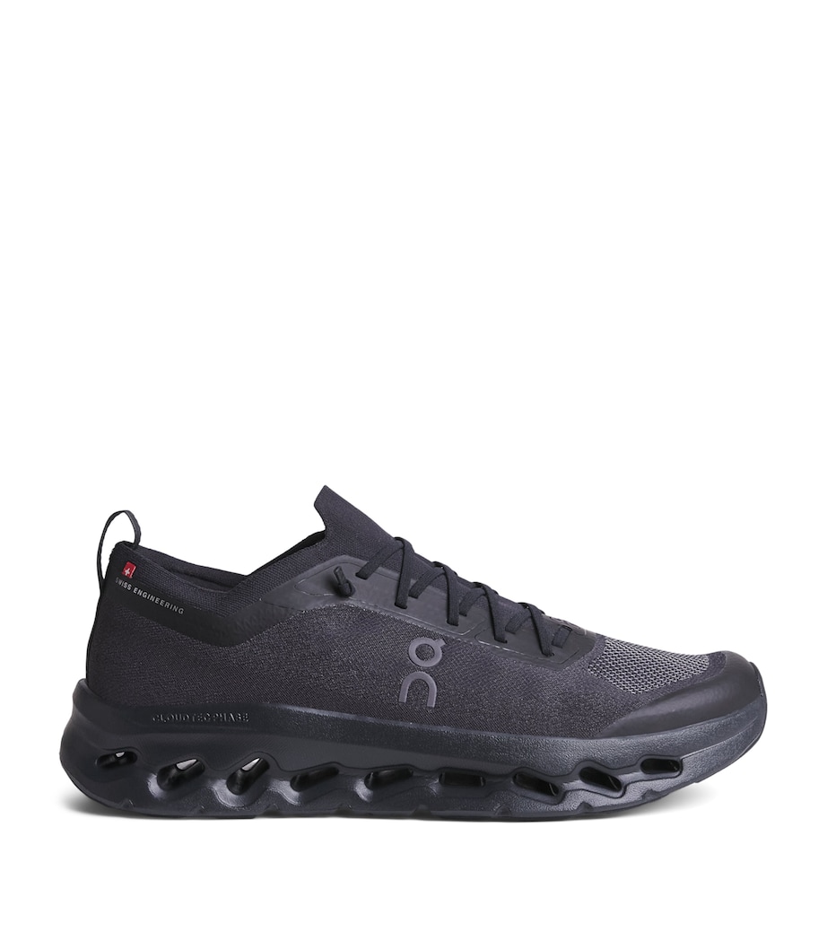 On Mens Cloudtilt Moon Trainers Black/black Image 1