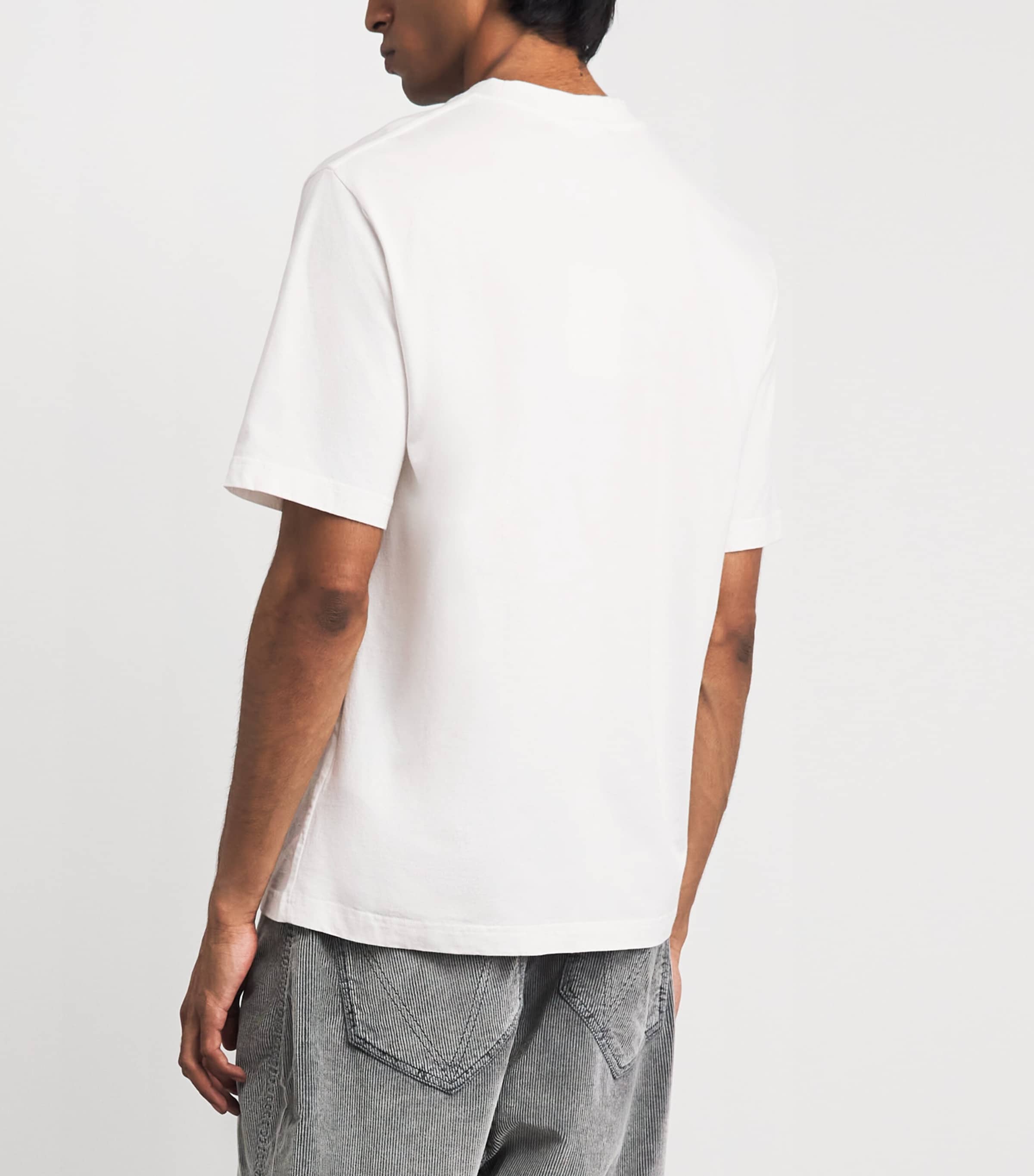 Jacquemus Mens Cotton Campagne T-Shirt Opt Wht/prnt Plg Image 5